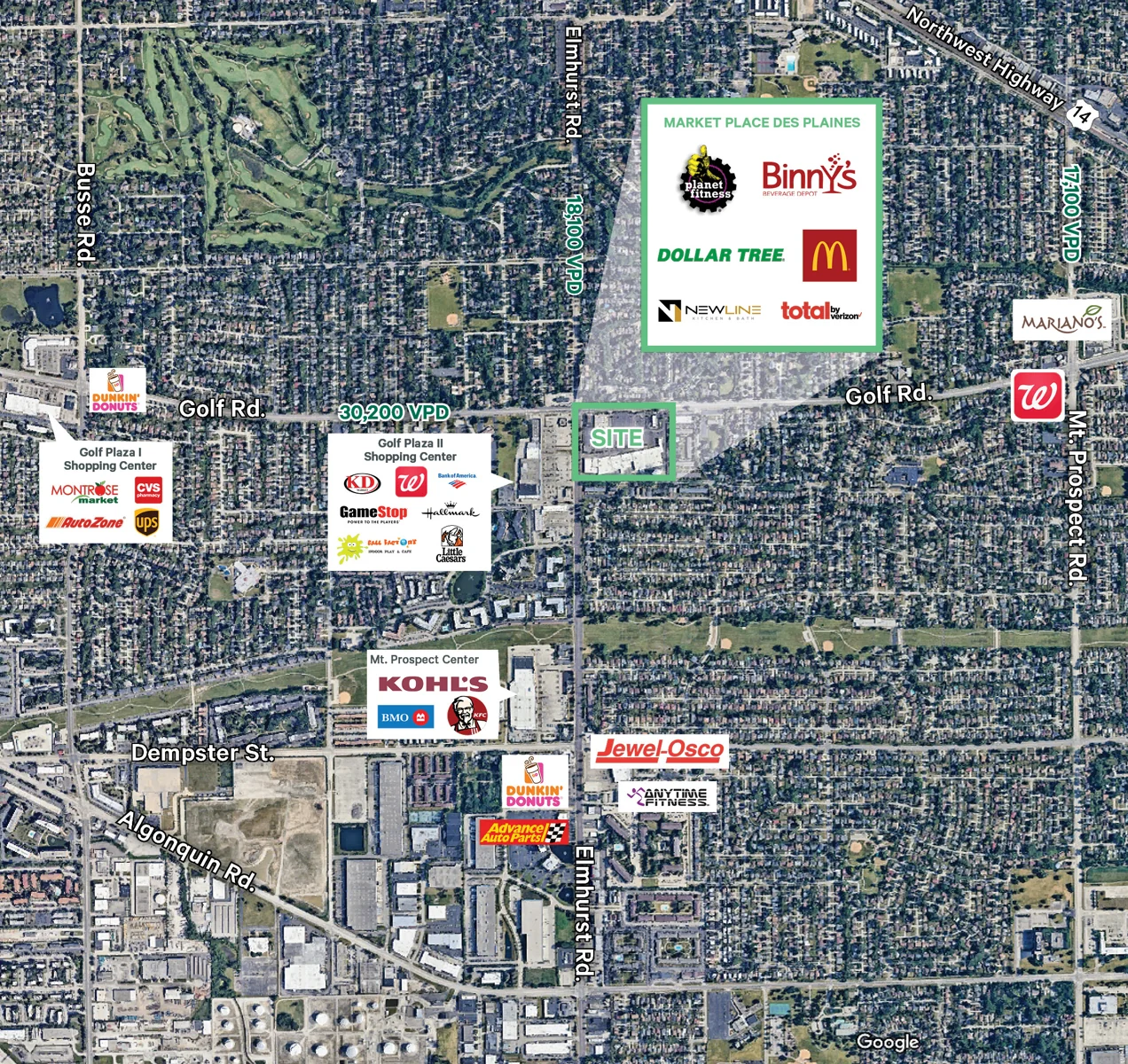 Market Place Shopping Center — Lease in Des Plaines, IL, photo 3 of 5