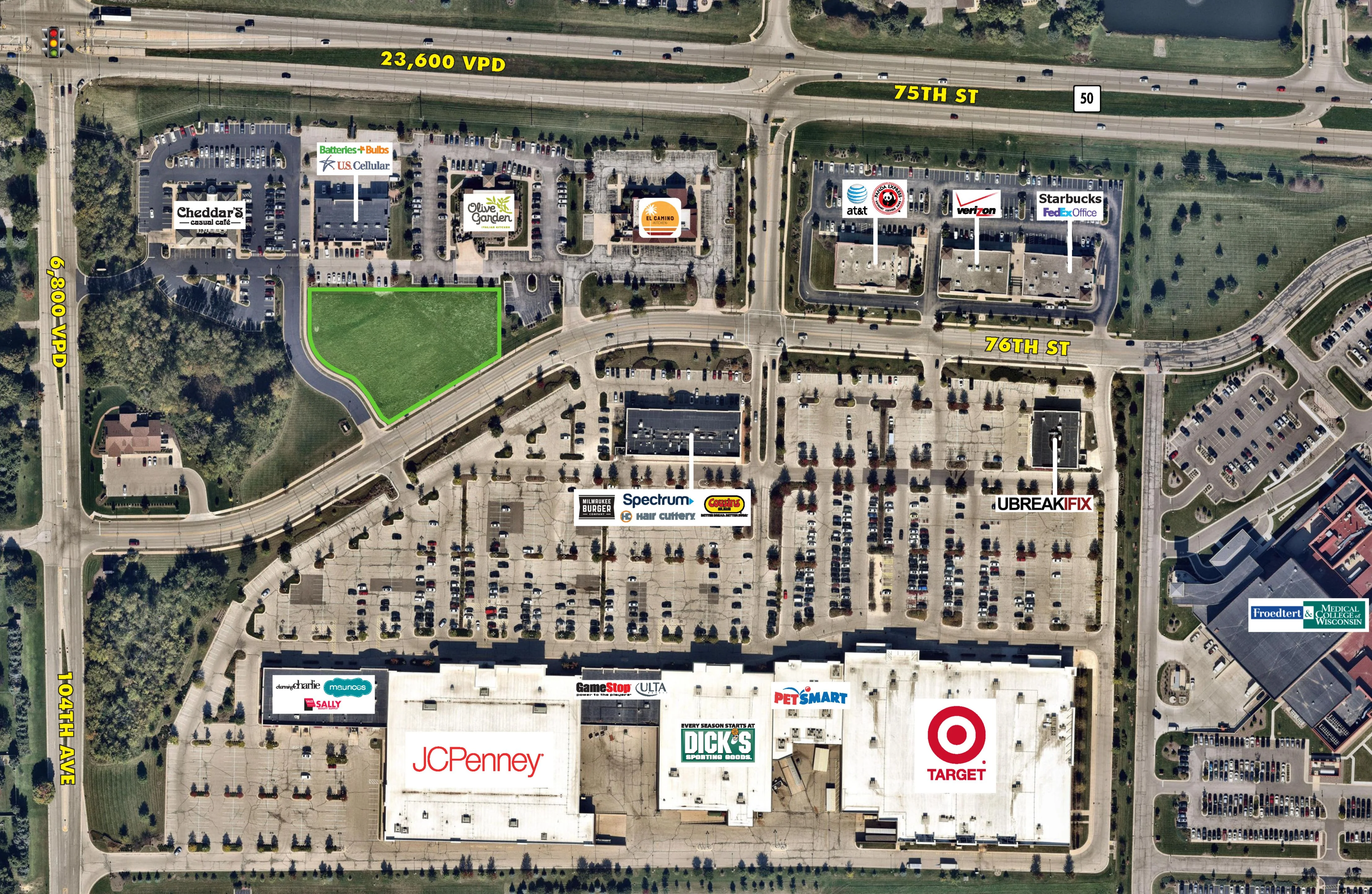 Shoppes at Prairie Ridge Outlot — Lease in Kenosha, WI, photo 1 of 3