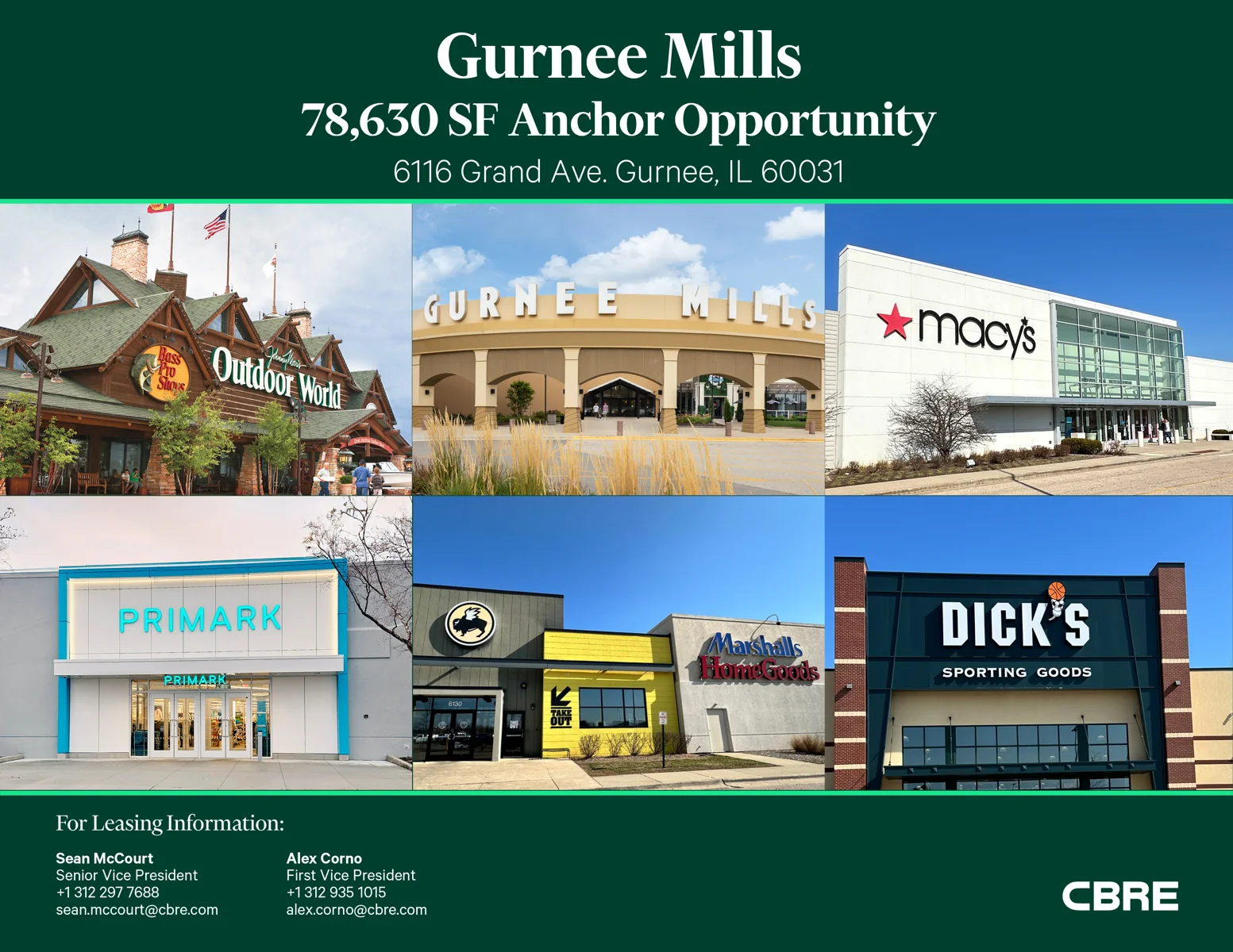 Gurnee Mills 78,630 SF Anchor Opportunity — Lease in Gurnee, IL, photo 1 of 7