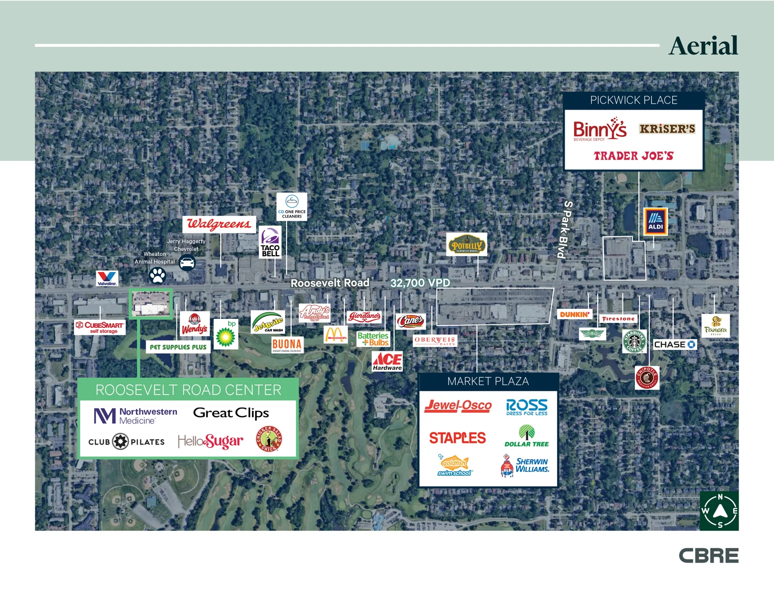 Roosevelt Road Center — Lease in Glen Ellyn, IL, photo 3 of 5