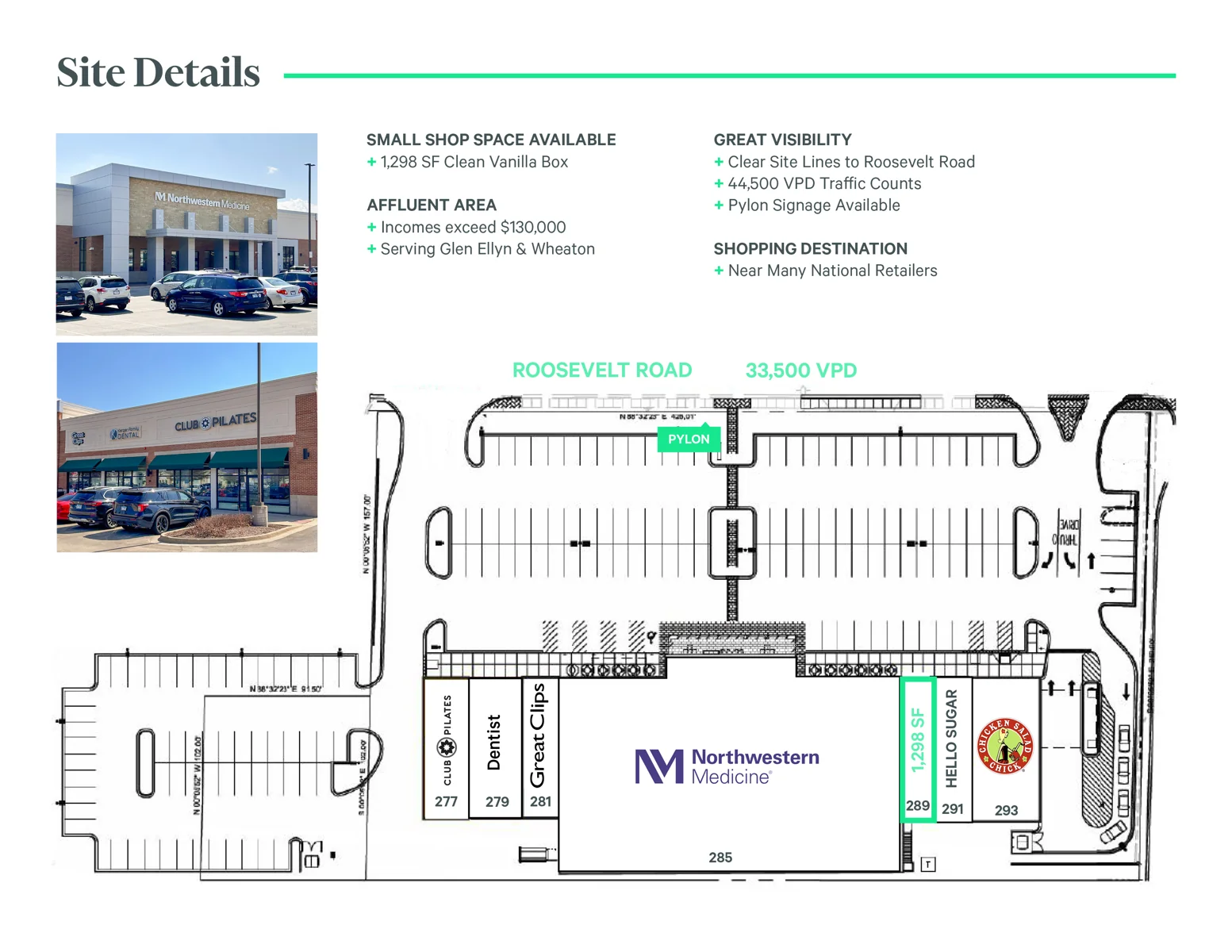 Roosevelt Road Center — Lease in Glen Ellyn, IL, photo 4 of 5