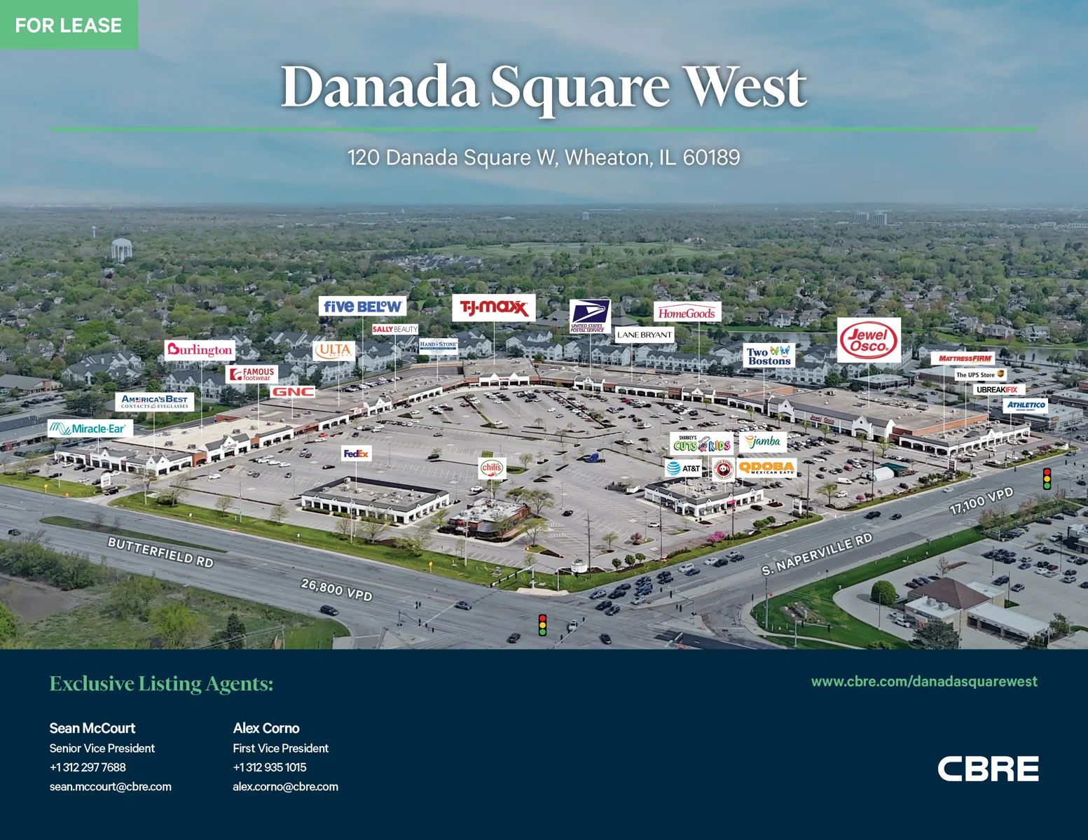 Danada Square West - retail in Wheaton, IL