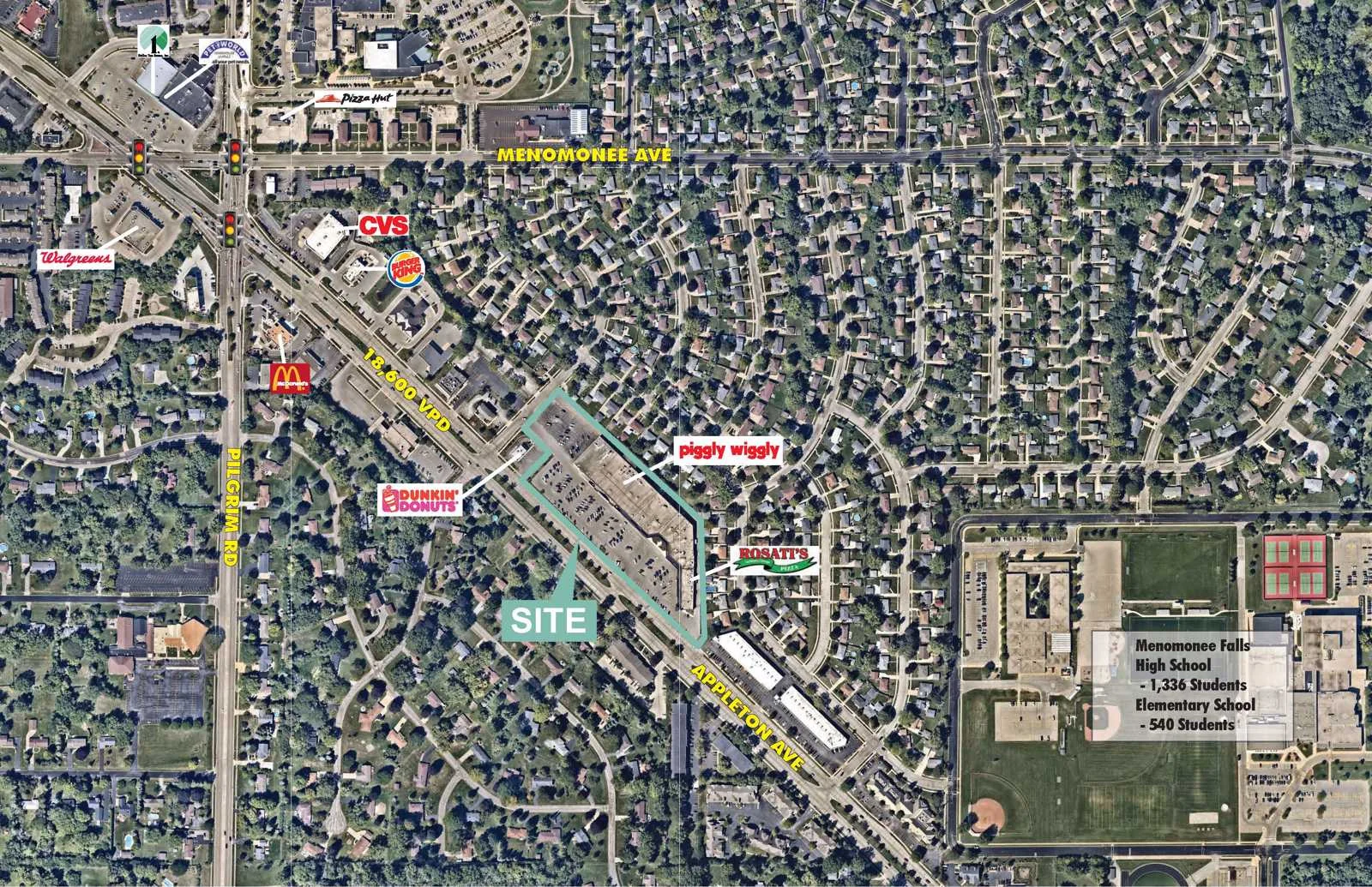 Falls Plaza — Lease in Menomonee Falls, WI, photo 2 of 3