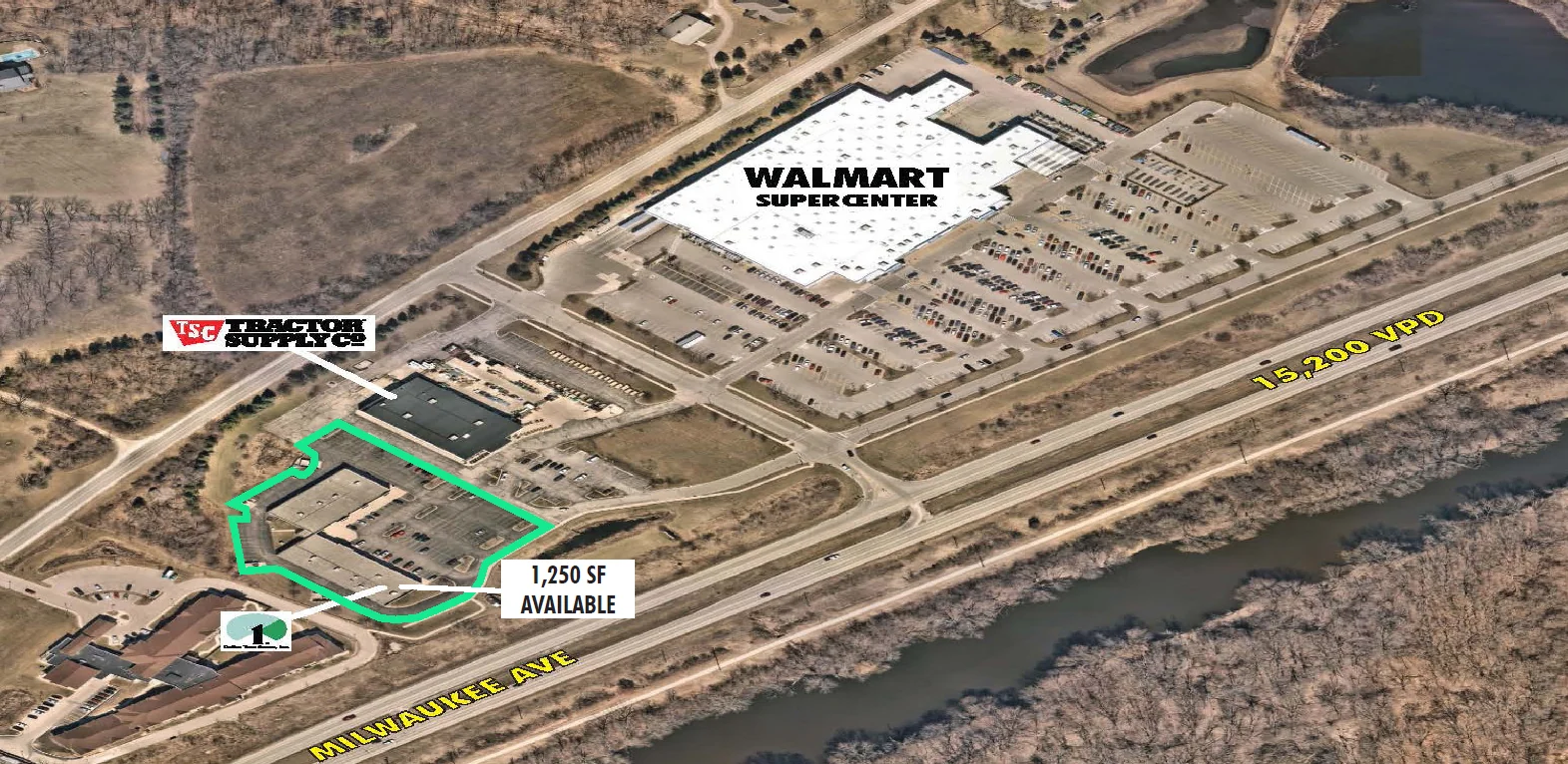 Burlington Crossing Shopping Center — Lease in Burlington, WI, photo 2 of 2
