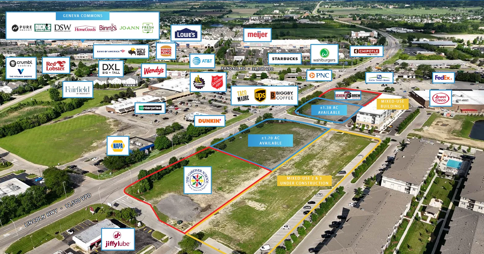 Land in St. Charles, IL — Lease in St. Charles, IL, photo 1 of 2