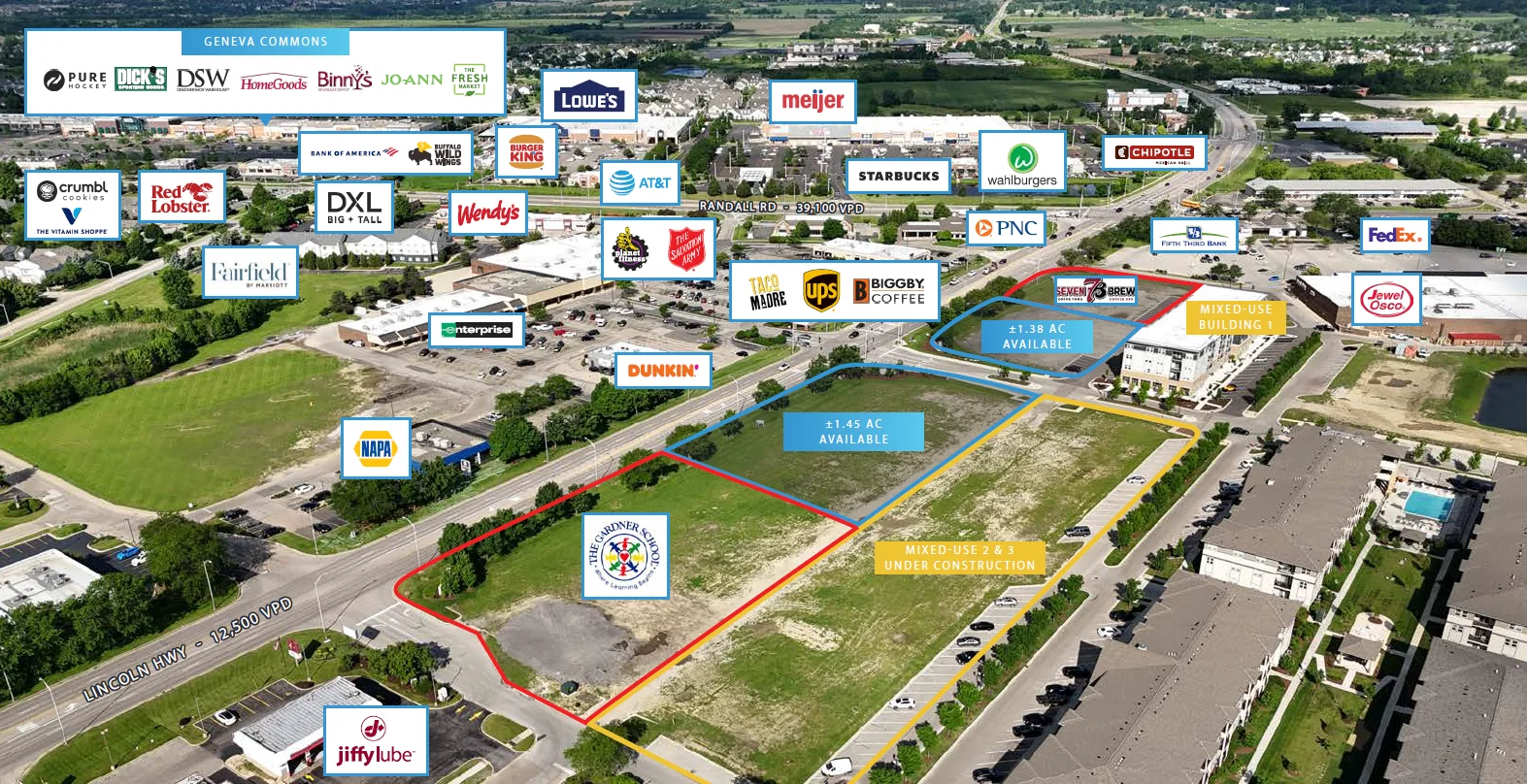 Land in St. Charles, IL — Lease in St. Charles, IL, photo 2 of 2