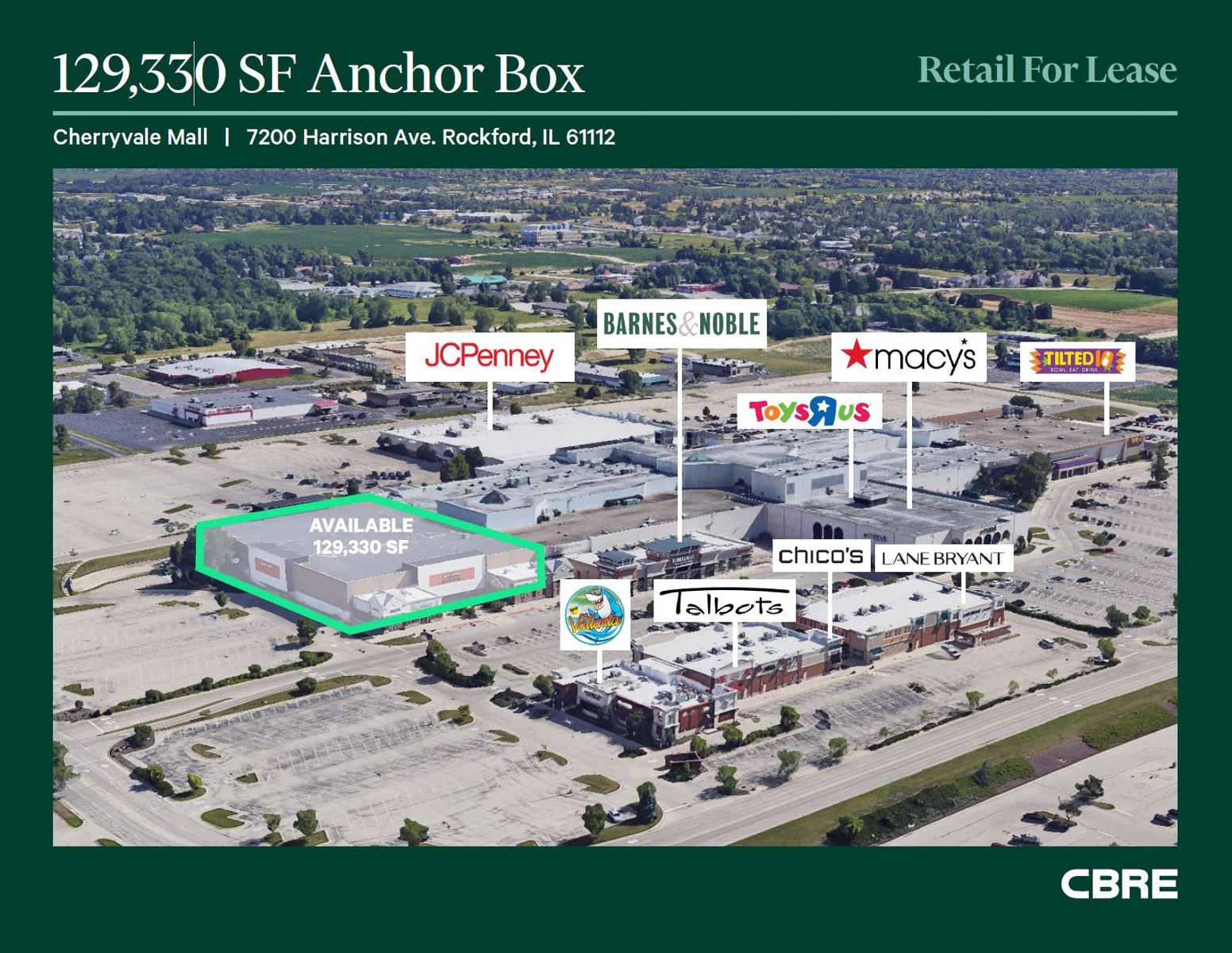 Cherryvale Mall Anchor — Lease in Rockford, IL, photo 1 of 2