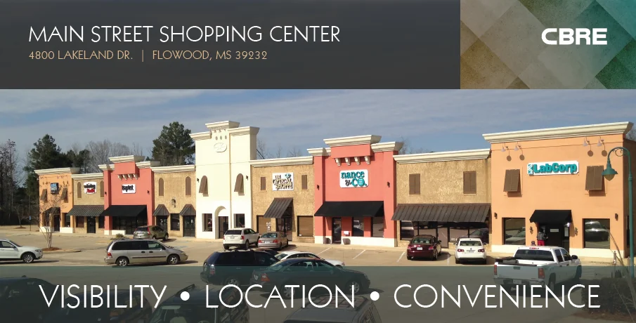 Main Street Shopping Center — Lease in Flowood, MS, photo 1 of 2