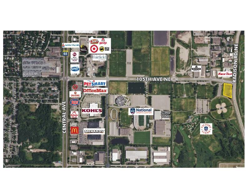 Land in Blaine, MN — Lease in Blaine, MN, photo 2 of 2