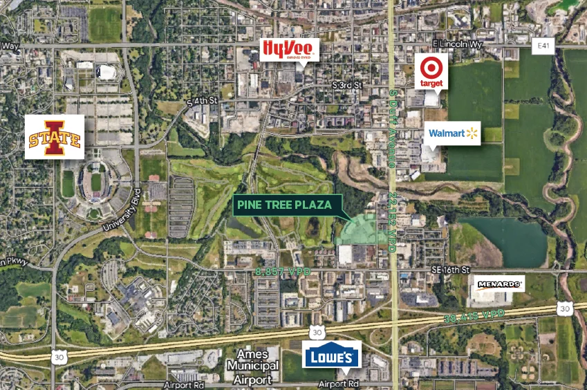 Pine Tree Plaza — Lease in Ames, IA, photo 2 of 2
