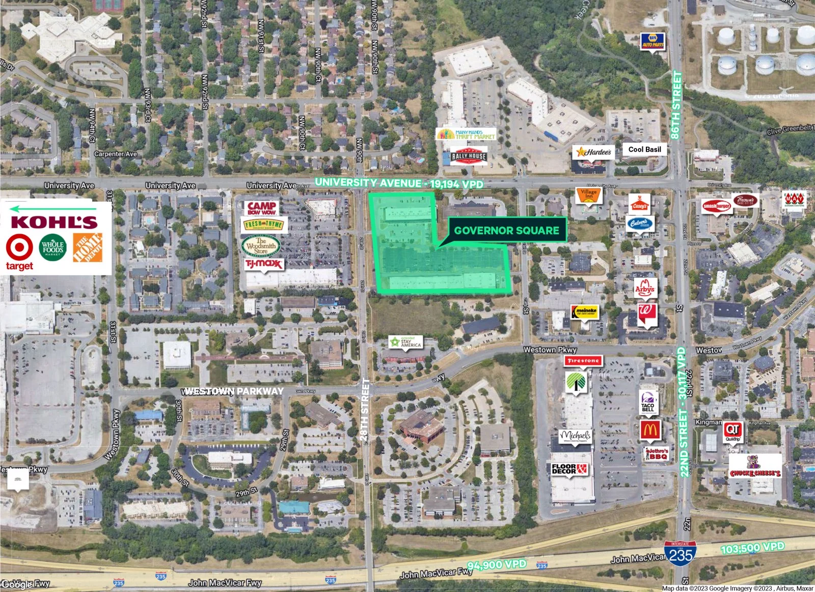 Governor Square Shopping Center — Lease in West Des Moines, IA, photo 3 of 3