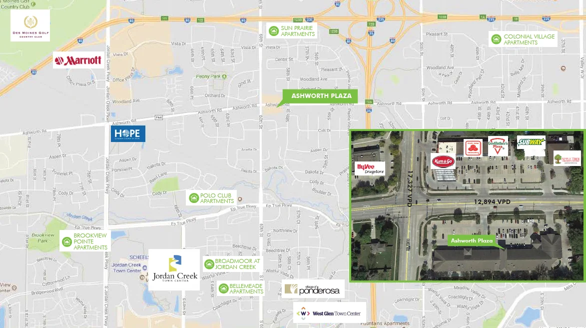 Ashworth Plaza — Lease in West Des Moines, IA, photo 2 of 4
