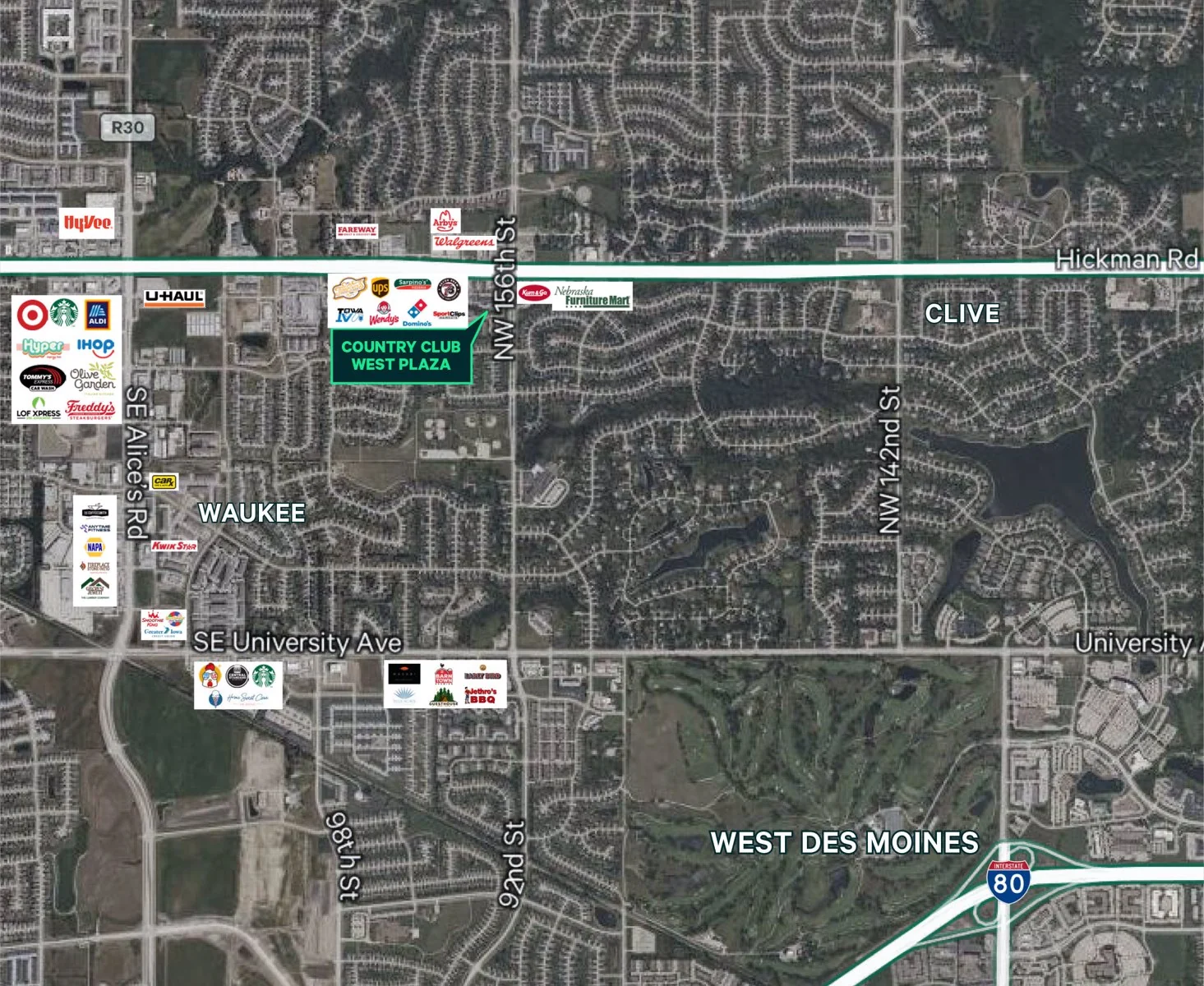 Country Club West Plaza — Lease in Clive, IA, photo 2 of 2