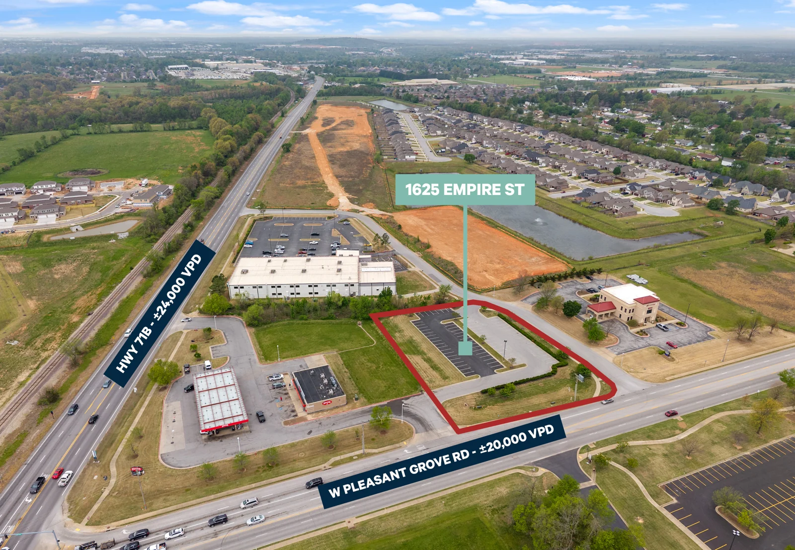 1625 Empire St — Lease in Lowell, AR, photo 1 of 6