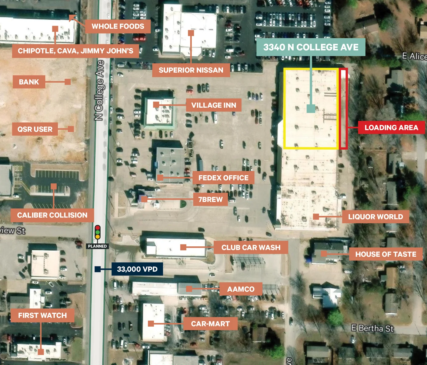 3340 N College Ave — Lease in Fayetteville, AR, photo 6 of 6