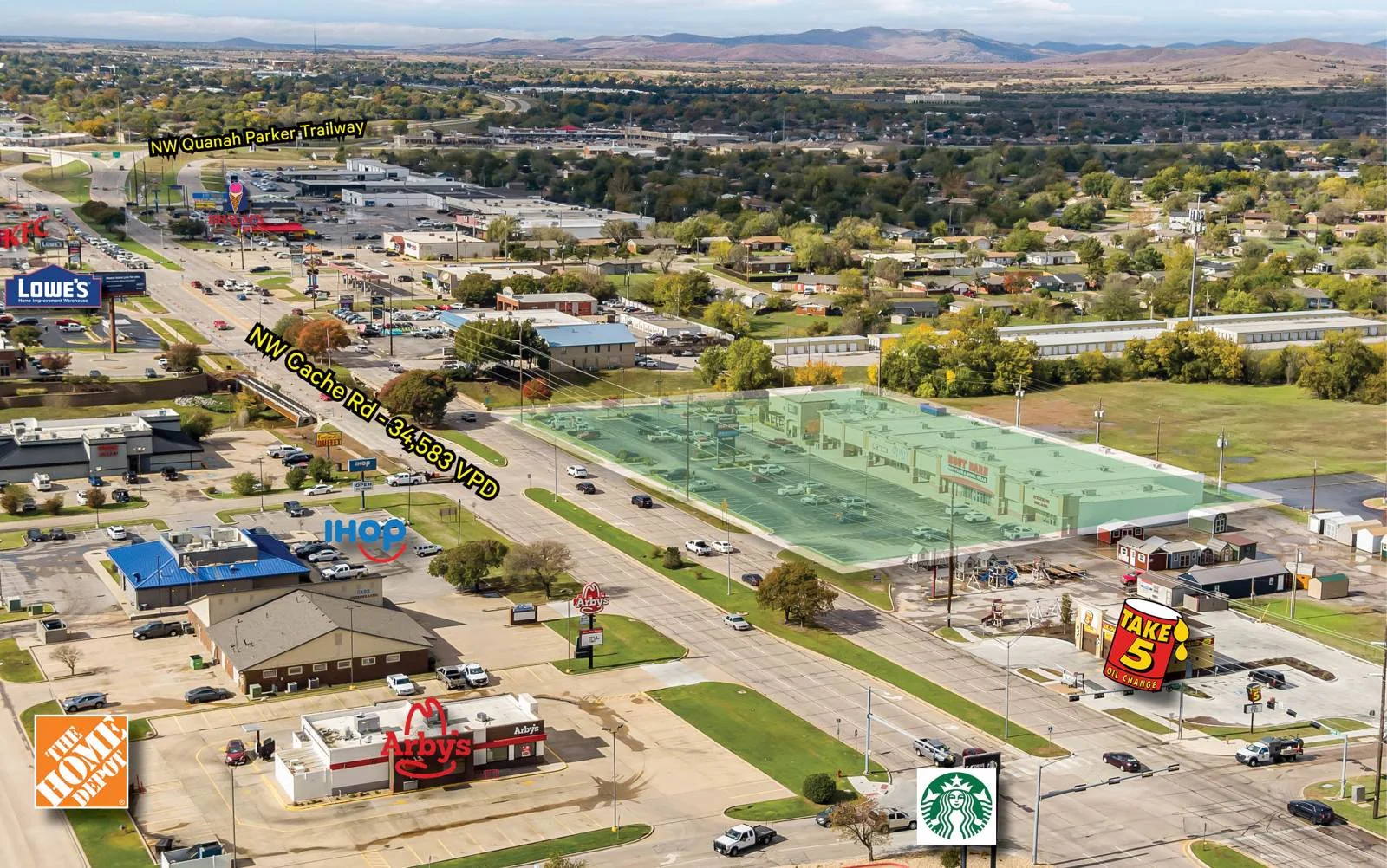 Cache Road Shopping Center — Lease in Lawton, OK, photo 2 of 4