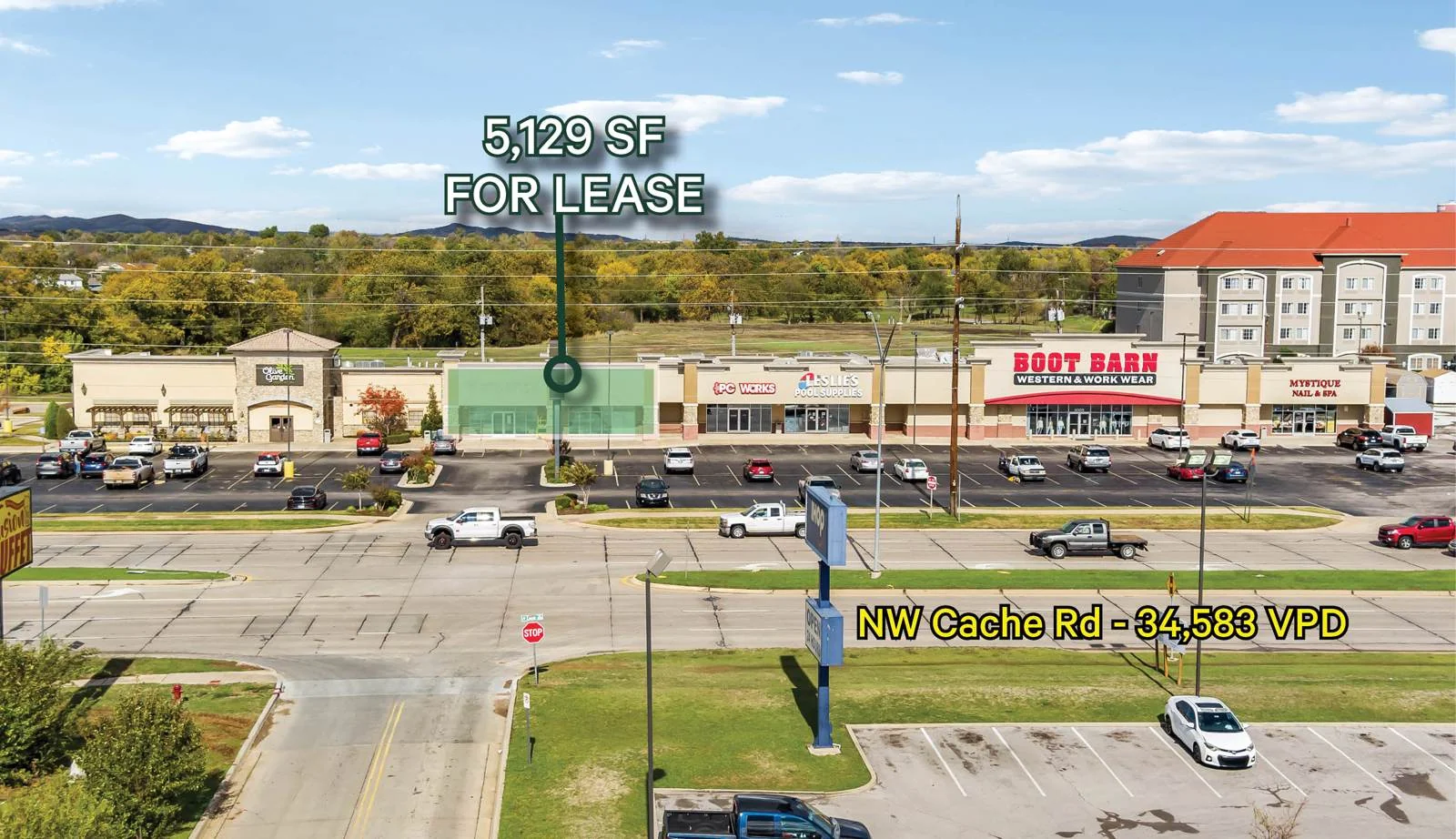 Cache Road Shopping Center — Lease in Lawton, OK, photo 1 of 4