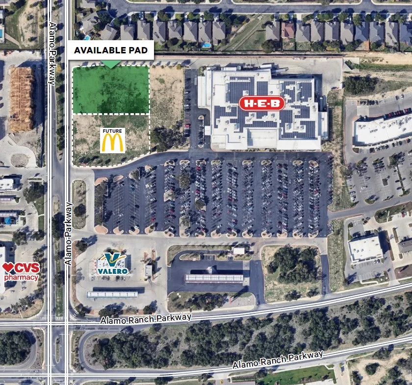 H-E-B Pad Site at Alamo Ranch Parkway — Lease in San Antonio, TX, photo 1 of 1