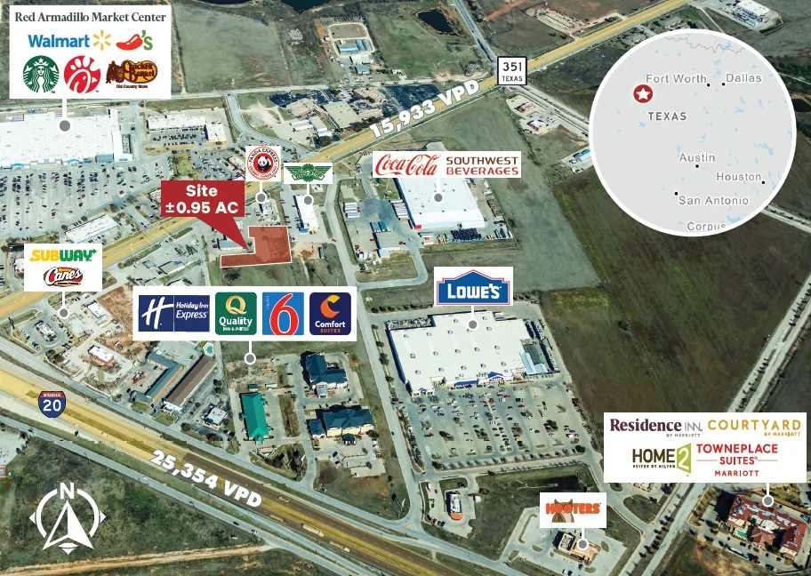 ±0.95 AC Pad for Ground Lease — Lease in Abilene, TX, photo 3 of 4