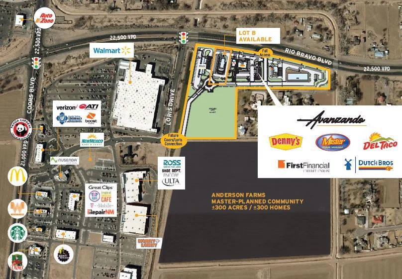 Avanzando Retail Pad Site — Lease in Albuquerque, NM, photo 1 of 2