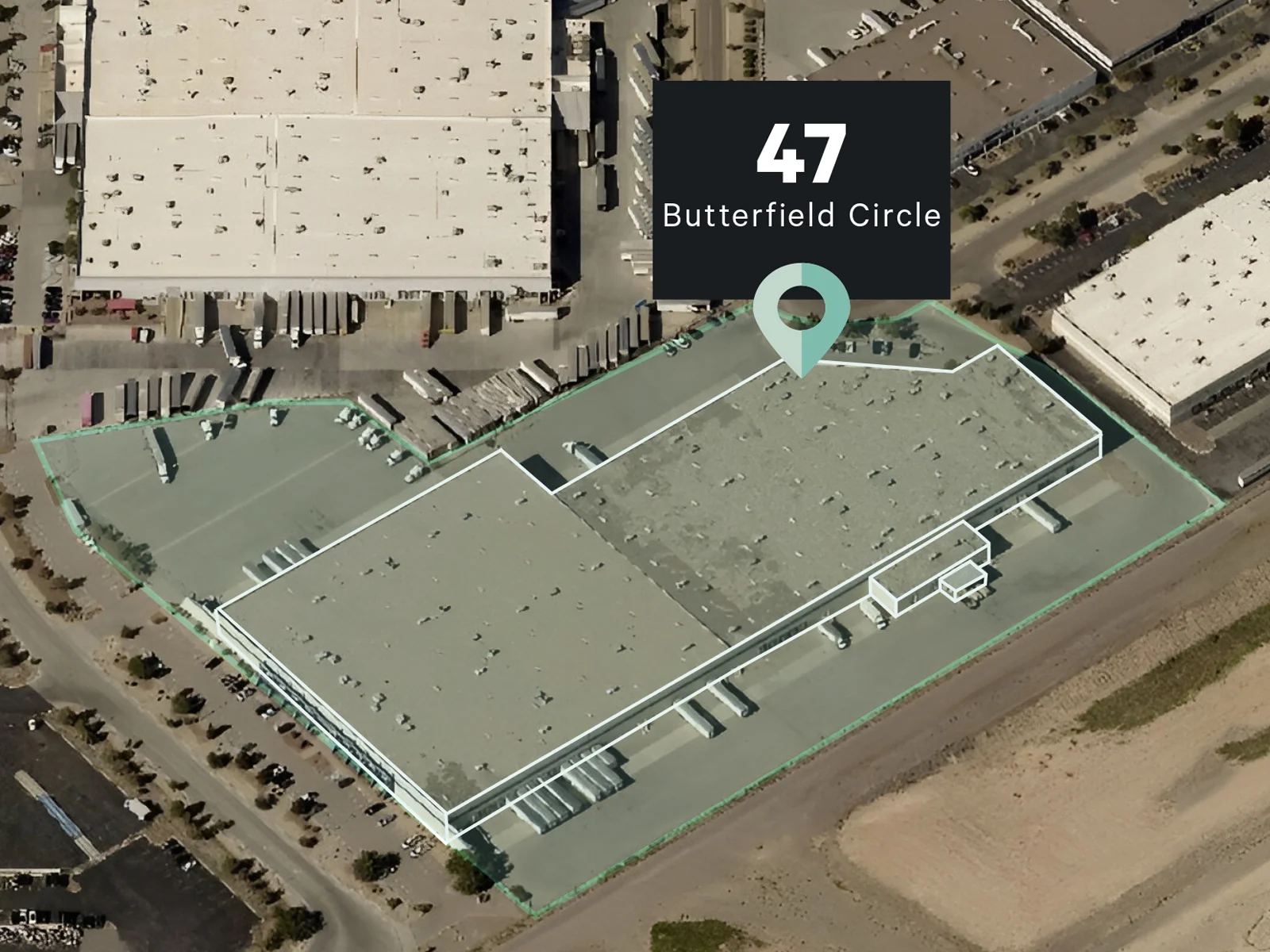 El Paso Industrial: 47 Butterfield Circle — Lease in El Paso, TX, photo 2 of 5