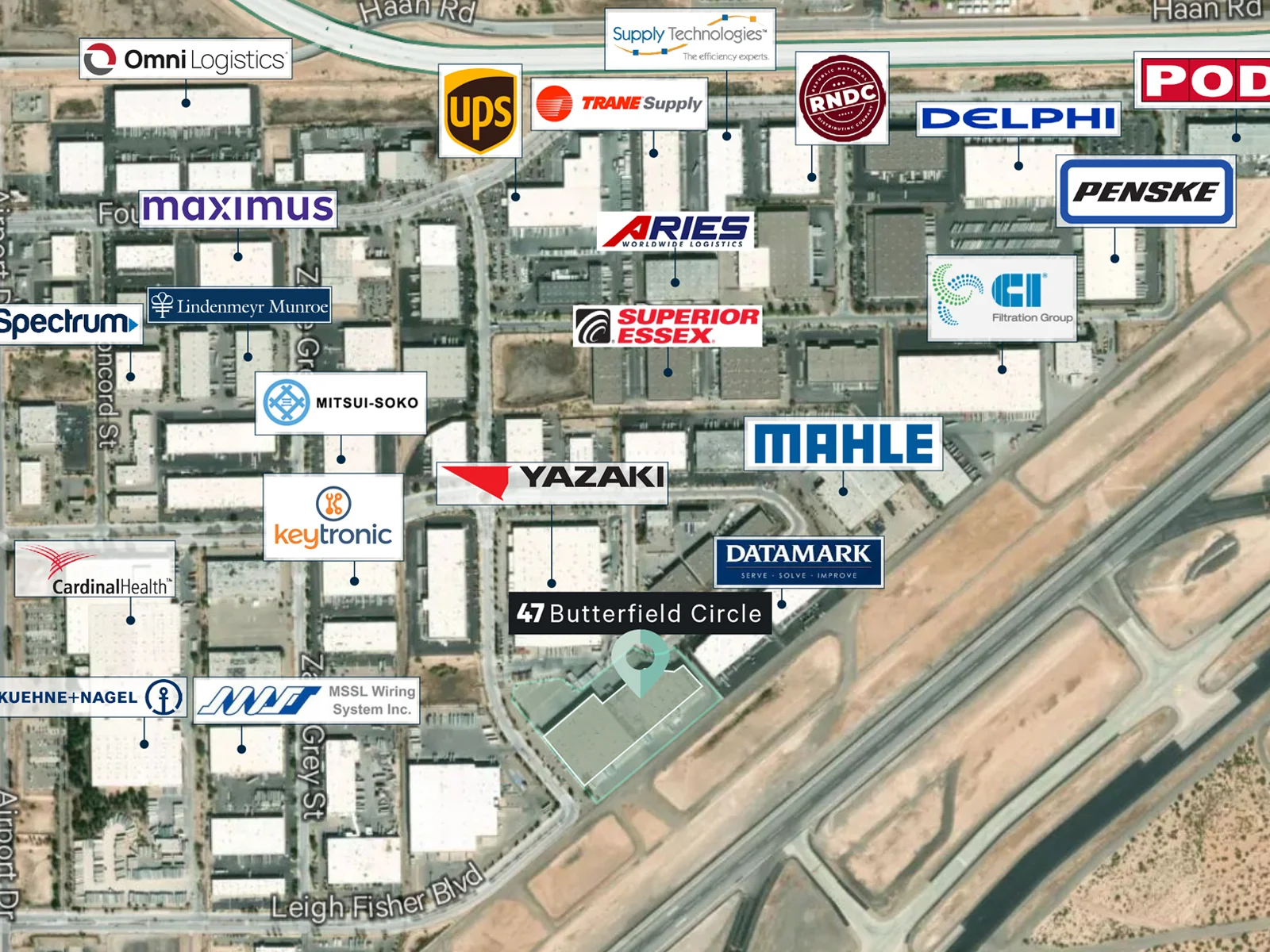 El Paso Industrial: 47 Butterfield Circle — Lease in El Paso, TX, photo 5 of 5