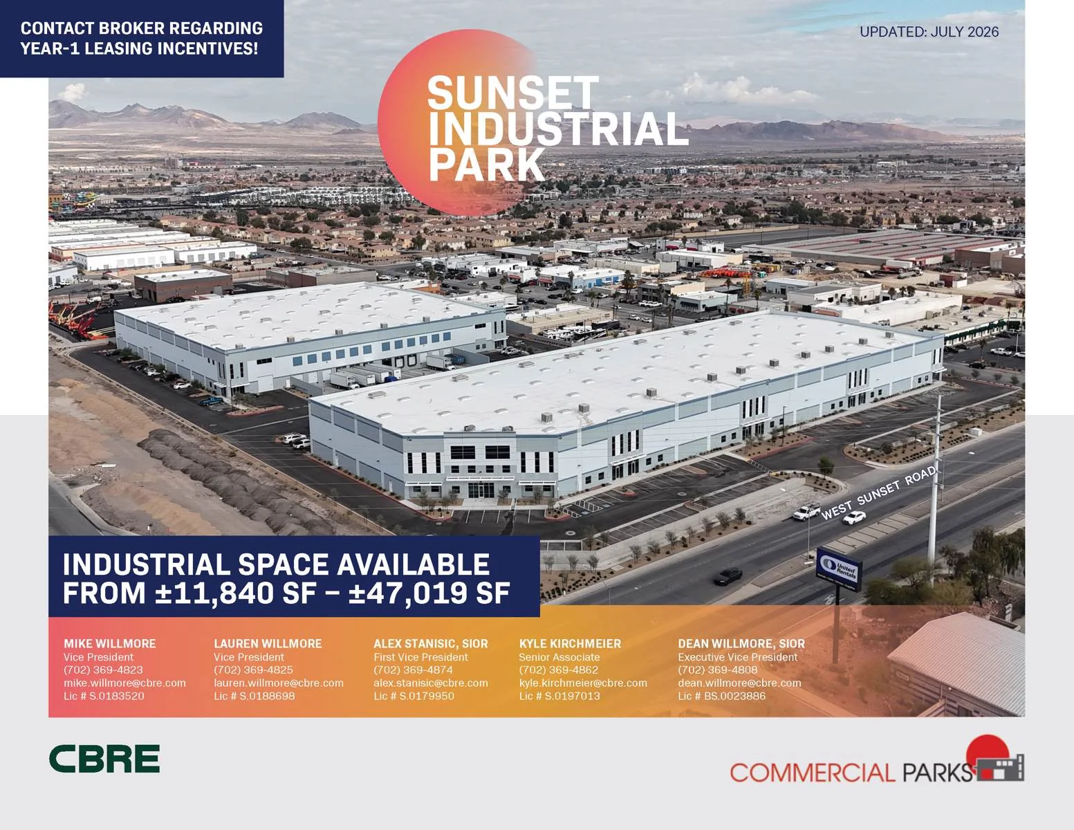 Sunset Industrial Park — Lease in Henderson, NV, photo 1 of 8
