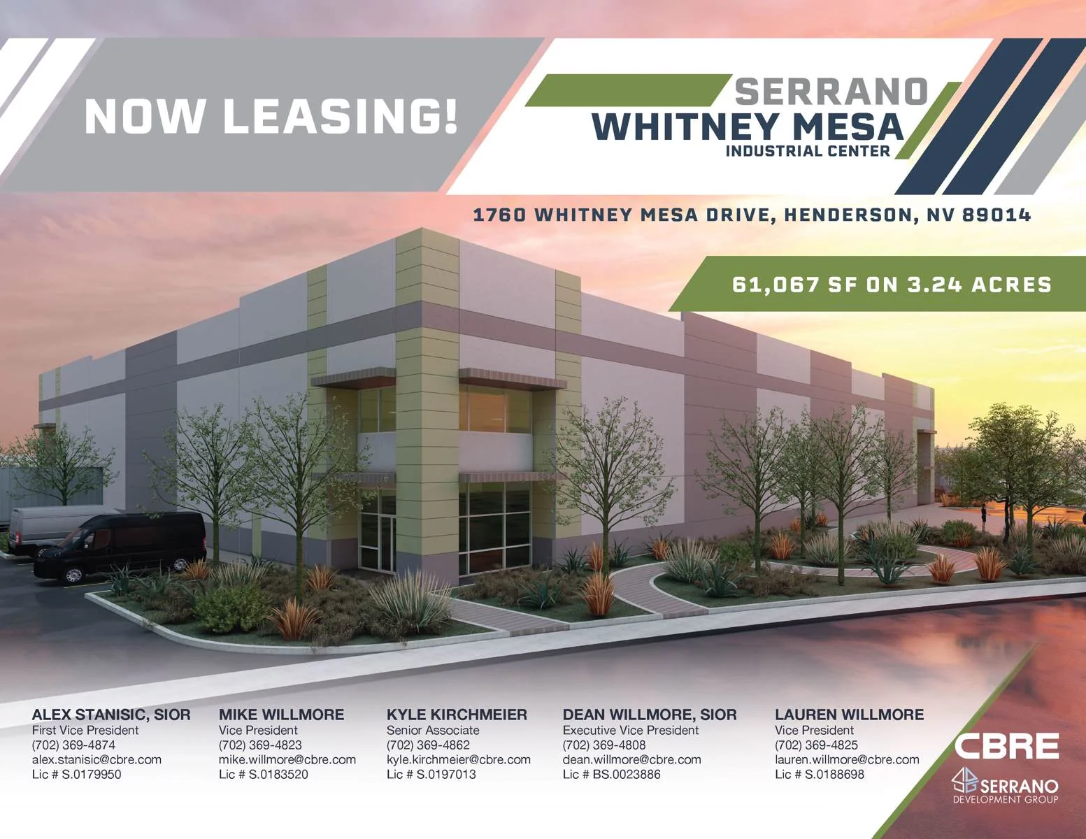 Serrano Whitney Mesa Industrial Center — Lease in Henderson, NV, photo 1 of 5