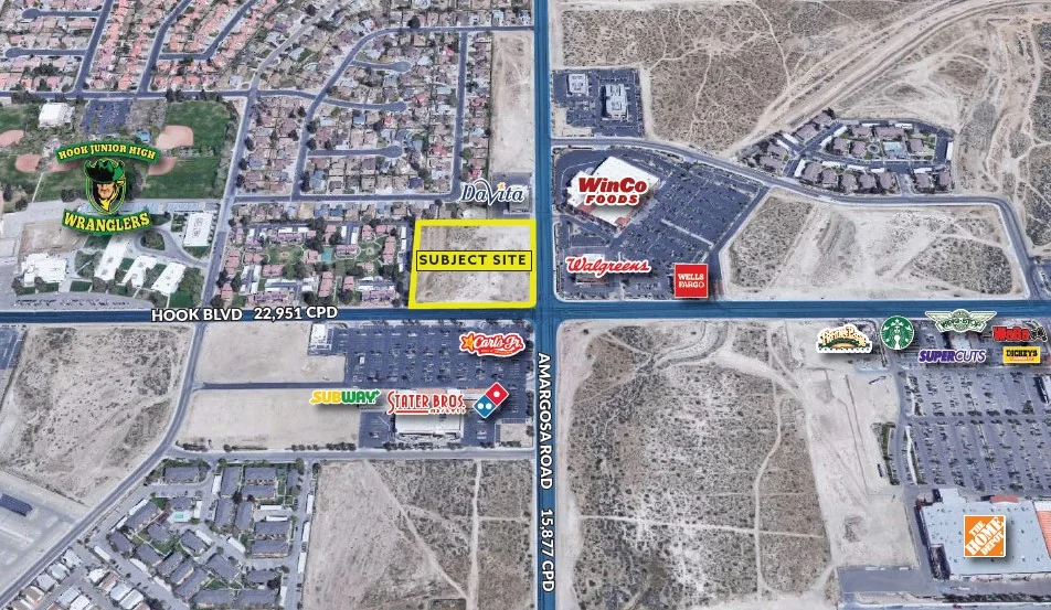 NWC Hook Blvd. & Amargosa Rd. — Lease in Victorville, CA, photo 1 of 2