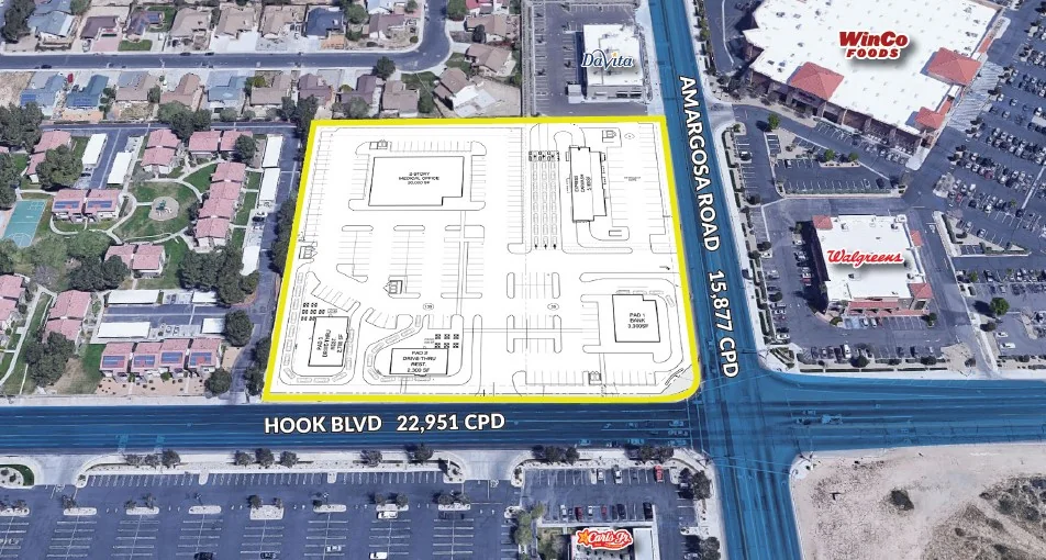 NWC Hook Blvd. & Amargosa Rd. — Lease in Victorville, CA, photo 2 of 2