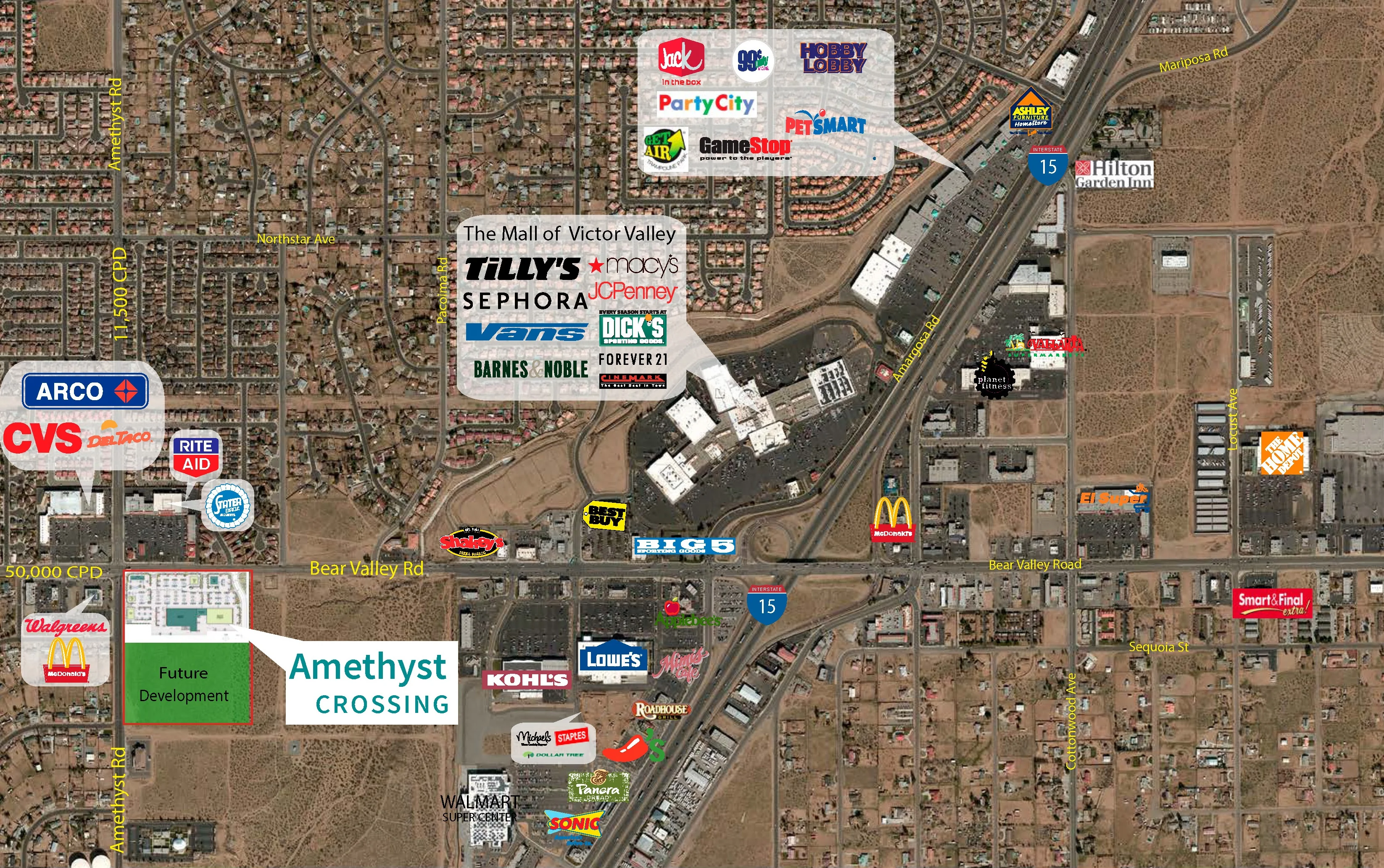 Amethyst Crossing-Victorville-Anchor Space & Retail… — Lease in Victorville, CA, photo 2 of 5