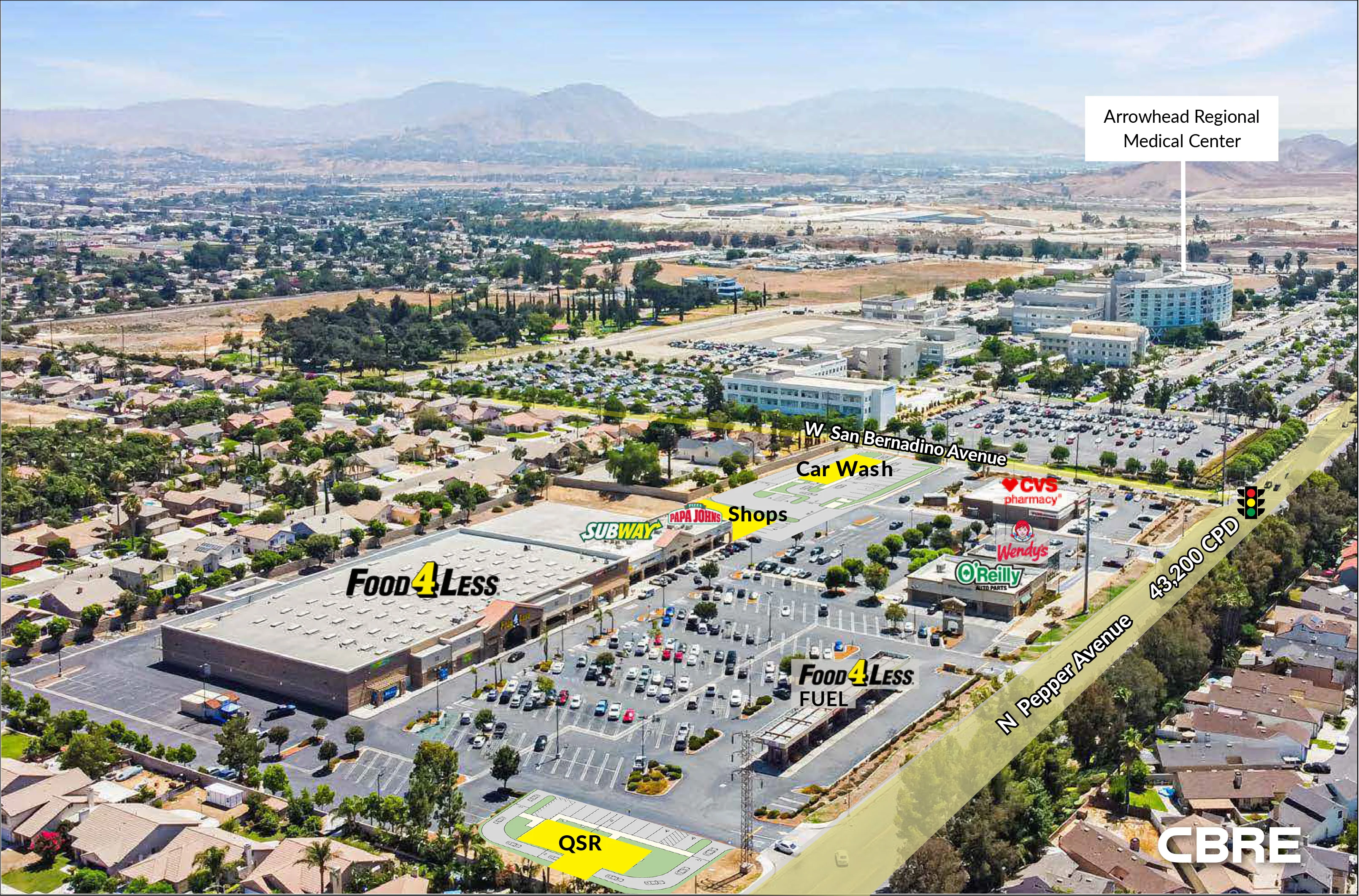 NEC Pepper Ave & San Bernardino — Lease in Colton, CA, photo 2 of 3