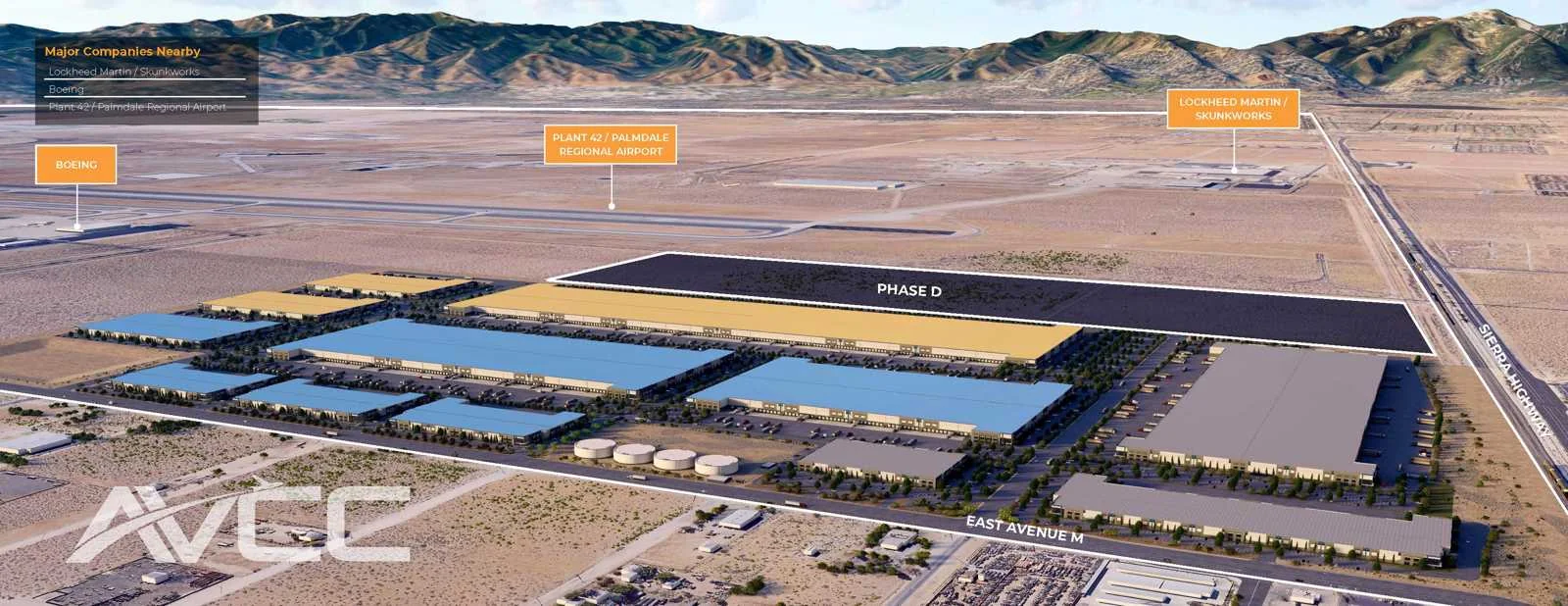 Antelope Valley Commerce Center (AVCC) — Lease in Palmdale, CA, photo 2 of 6