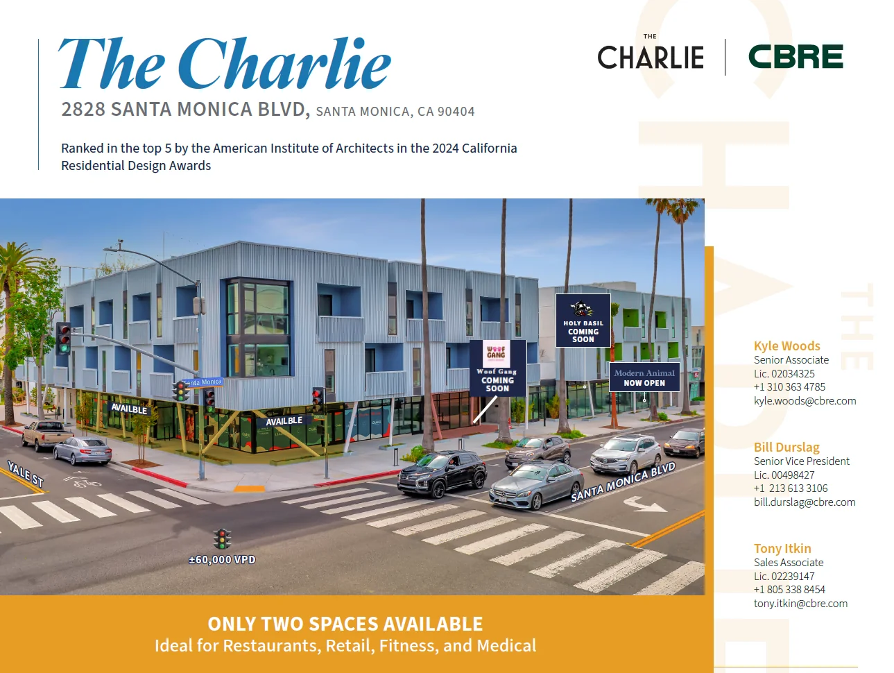 The Charlie- Santa Monica — Lease in Santa Monica, CA, photo 1 of 8