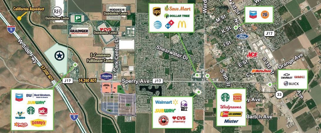 Patterson Commons Shopping Center — Lease in Patterson, CA, photo 1 of 3