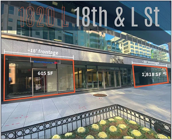 1820 L Street, NW - retail in Washington, DC