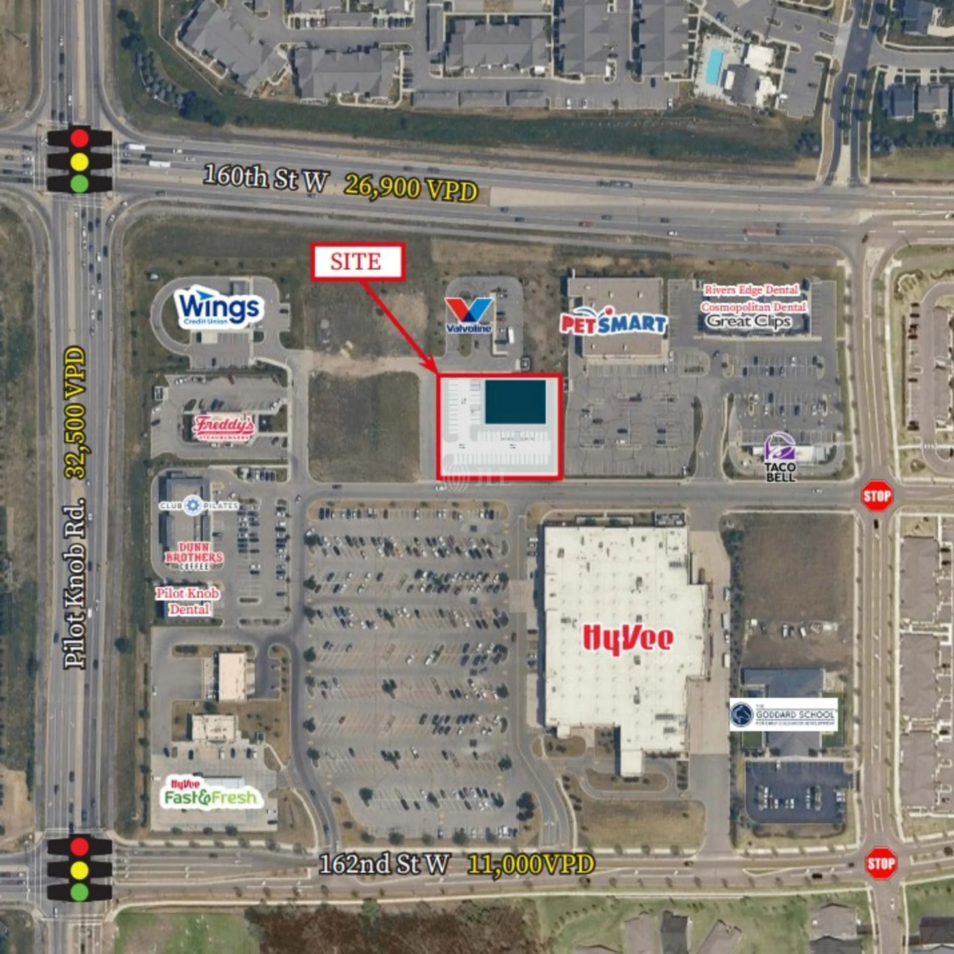 SEQ of Pilot Knob Rd + 160th St. W St W — Lease in Lakeville, MN, photo 2 of 4