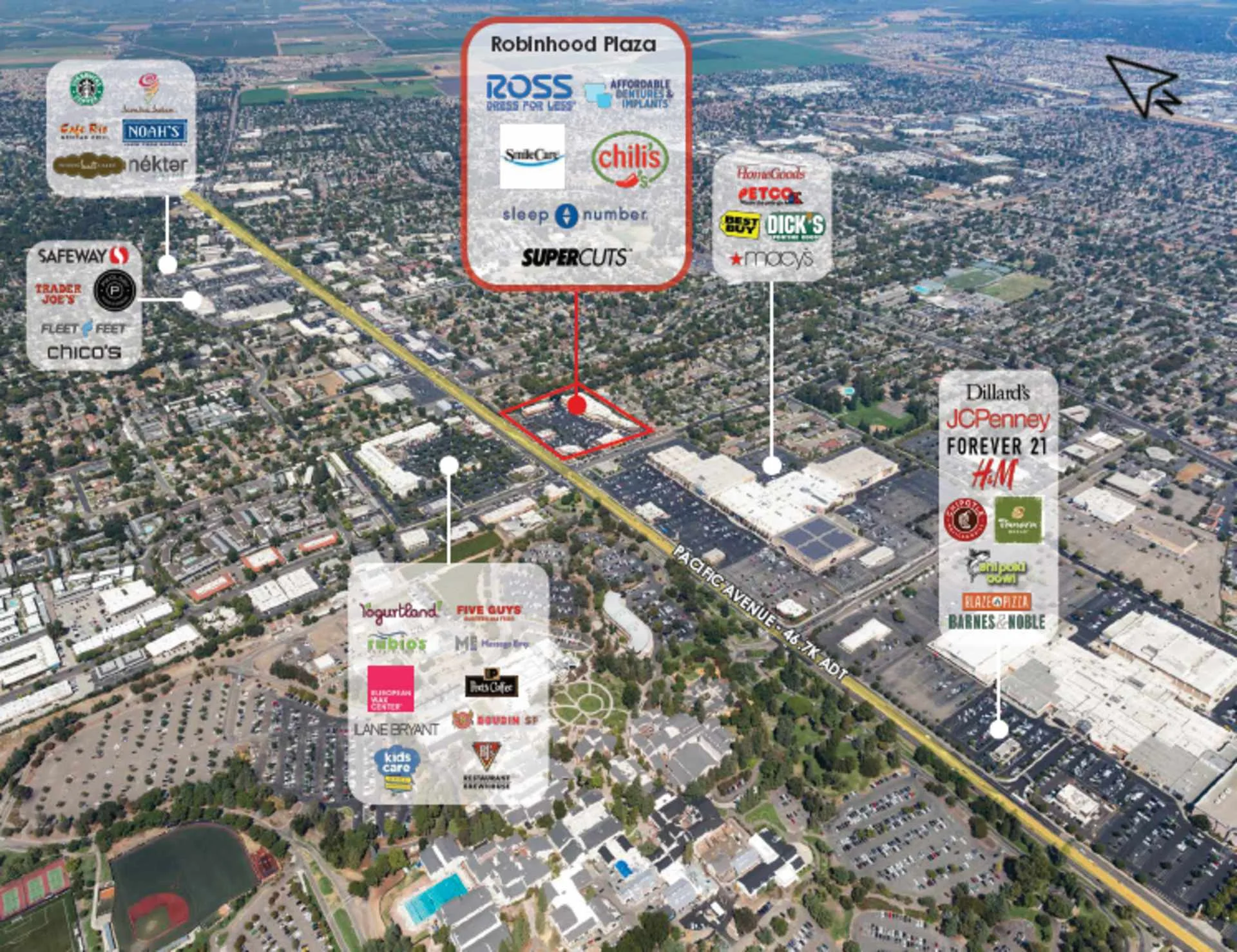 Robinhood Plaza — Lease in Stockton, CA, photo 2 of 4