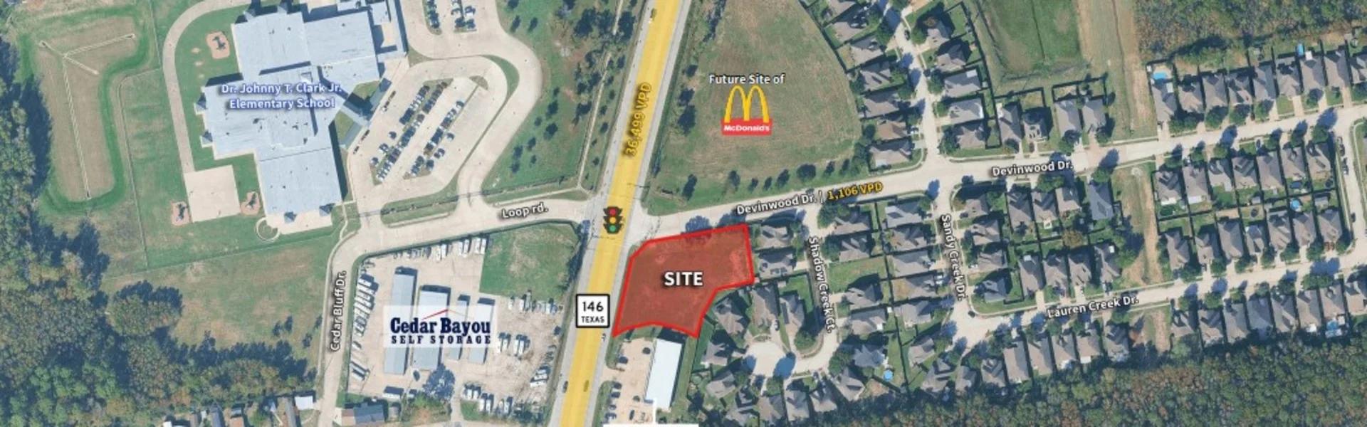 Hwy 146 & Devinwood Dr — Lease in Baytown, TX, photo 4 of 4