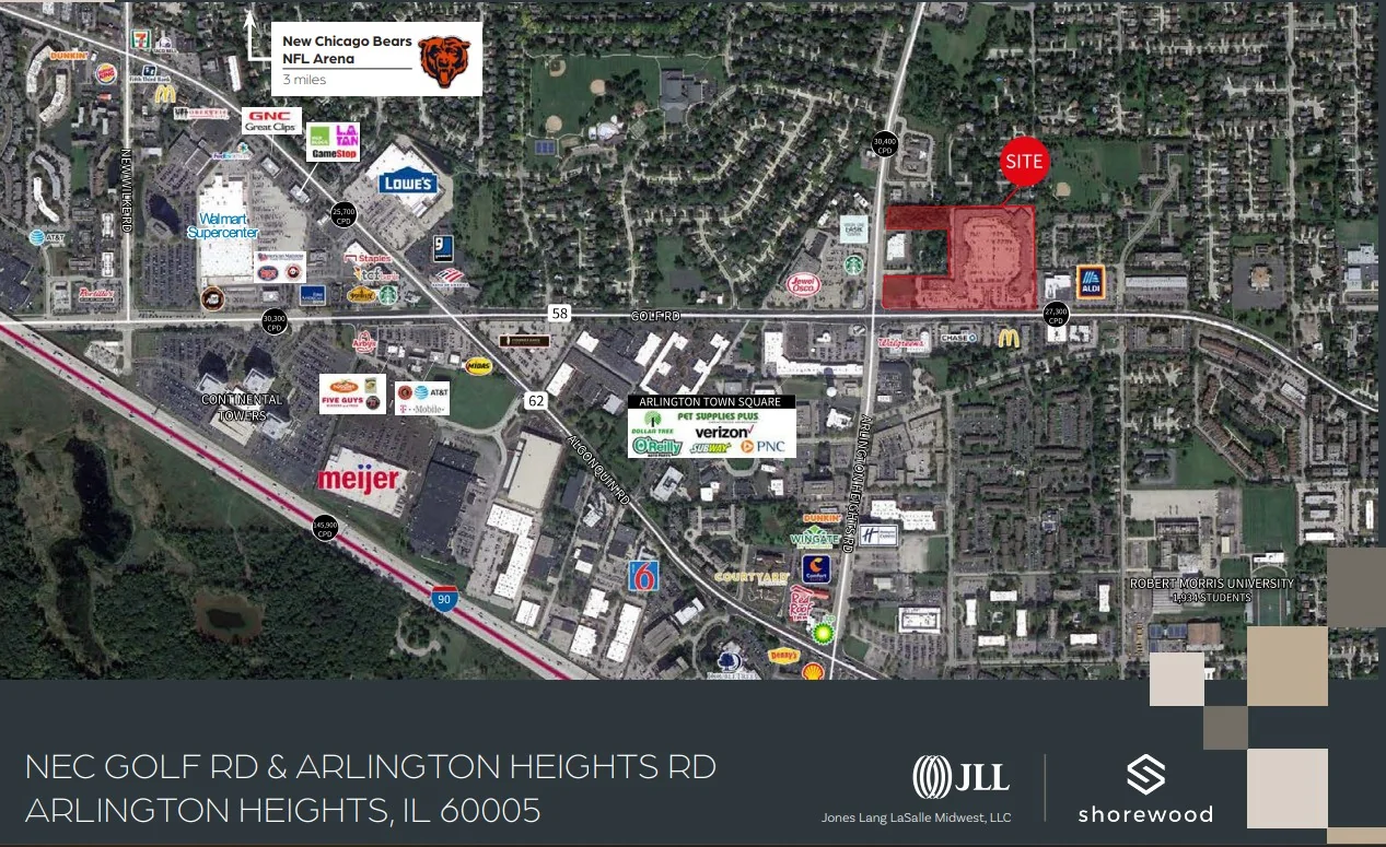 The Shoppes at Golf Center — Lease in Arlington Heights, IL, photo 1 of 4
