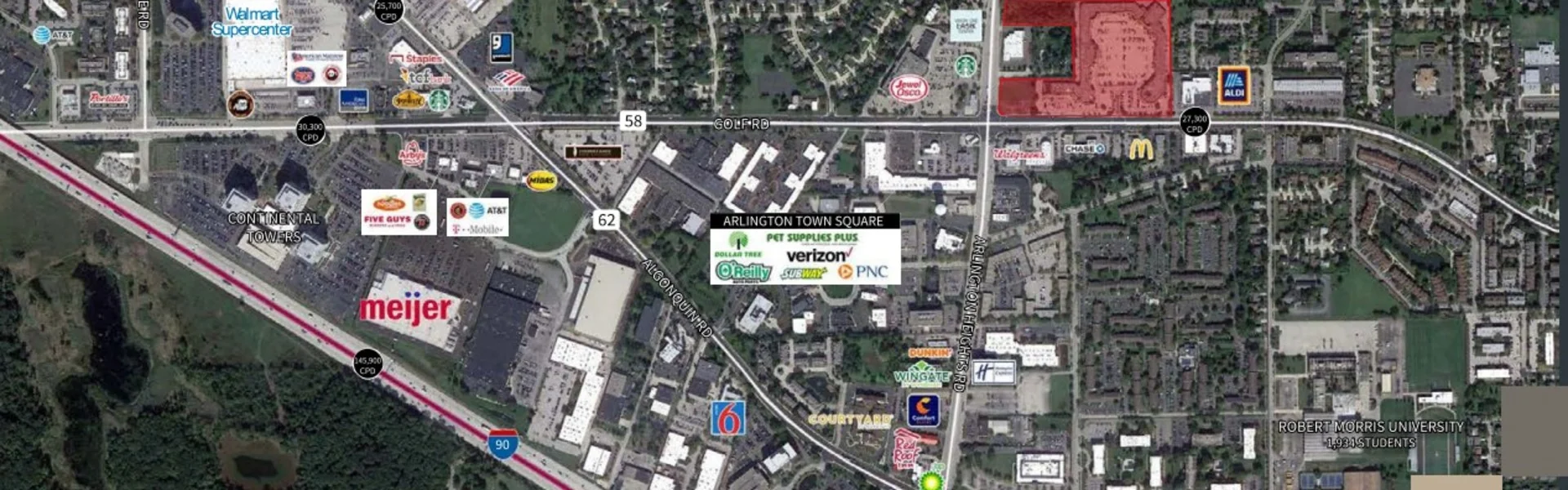 The Shoppes at Golf Center — Lease in Arlington Heights, IL, photo 4 of 4