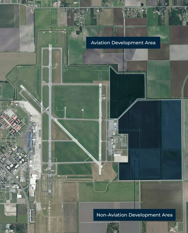 Valley Aeroplex - Aviation Development Area — Lease in Harlingen, TX, photo 1 of 4