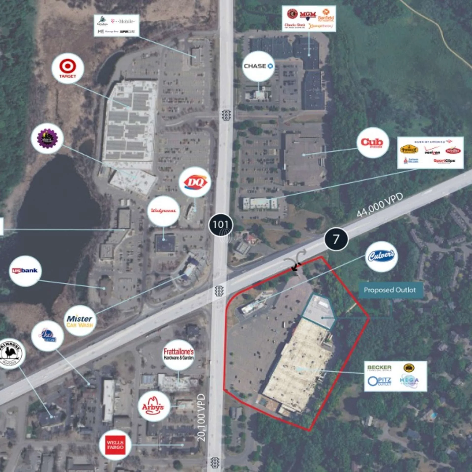 SEQ of Highway 7 & Highway 101 — Lease in Minnetonka, MN, photo 2 of 4
