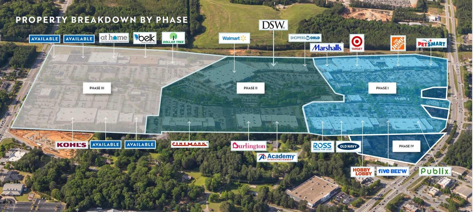 Fayette Pavilion - Phase III - Anchor Spaces for Lease — Lease in Fayetteville, GA, photo 1 of 3