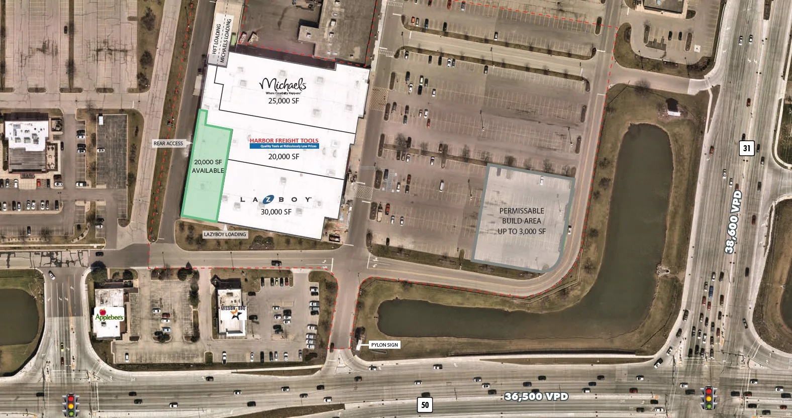 Showroom/Flex/Warehouse Space — Lease in Kenosha, WI, photo 1 of 2