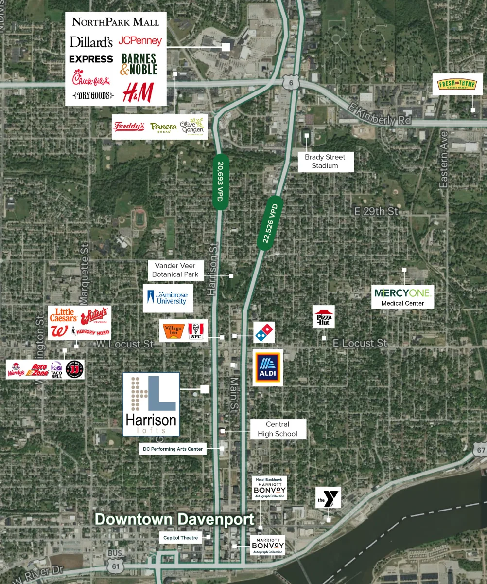 Harrison Lofts Office/Retail Space — Lease in Davenport, IA, photo 2 of 2