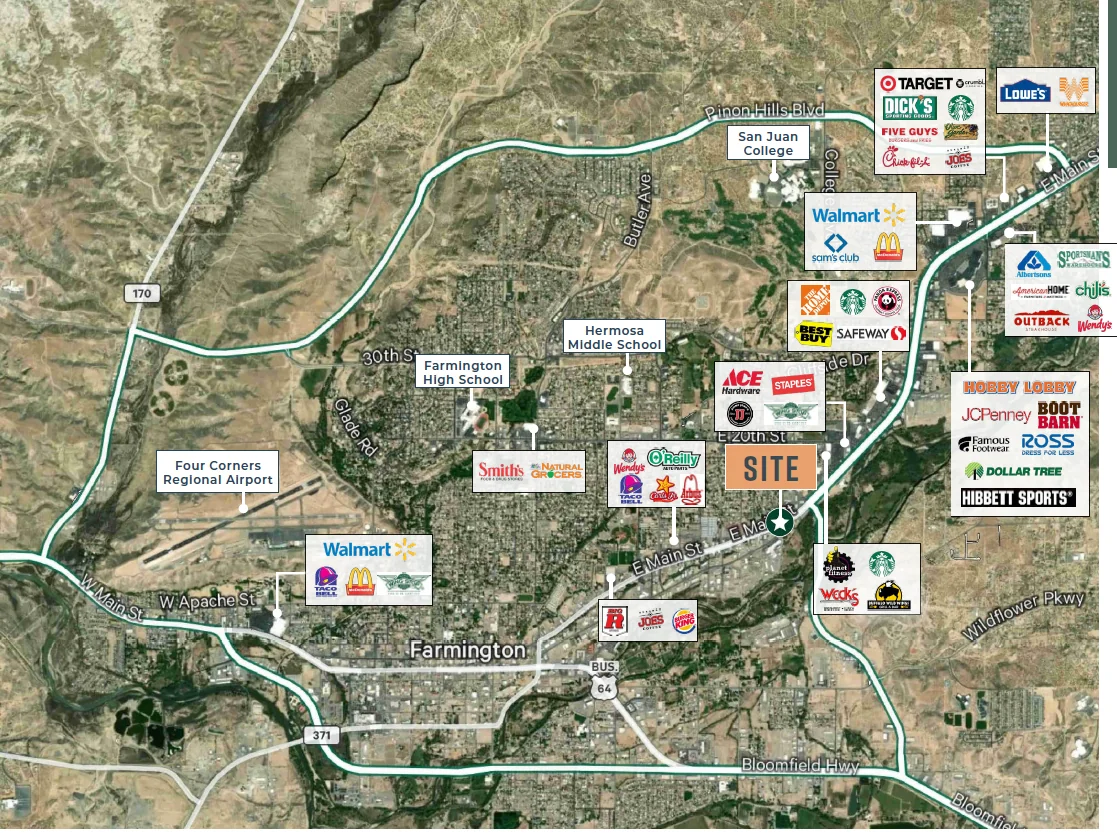 FARMINGTON RETAIL FOR SALE, GROUND LEASE OR BUILD-TO-SUIT - other for sale in farmington, NM