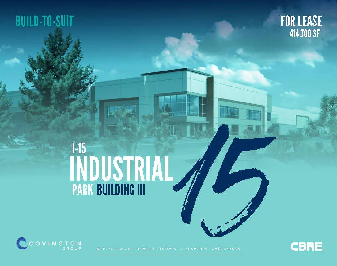 I-15 Industrial Park - photo 1 - Hesperia, CA