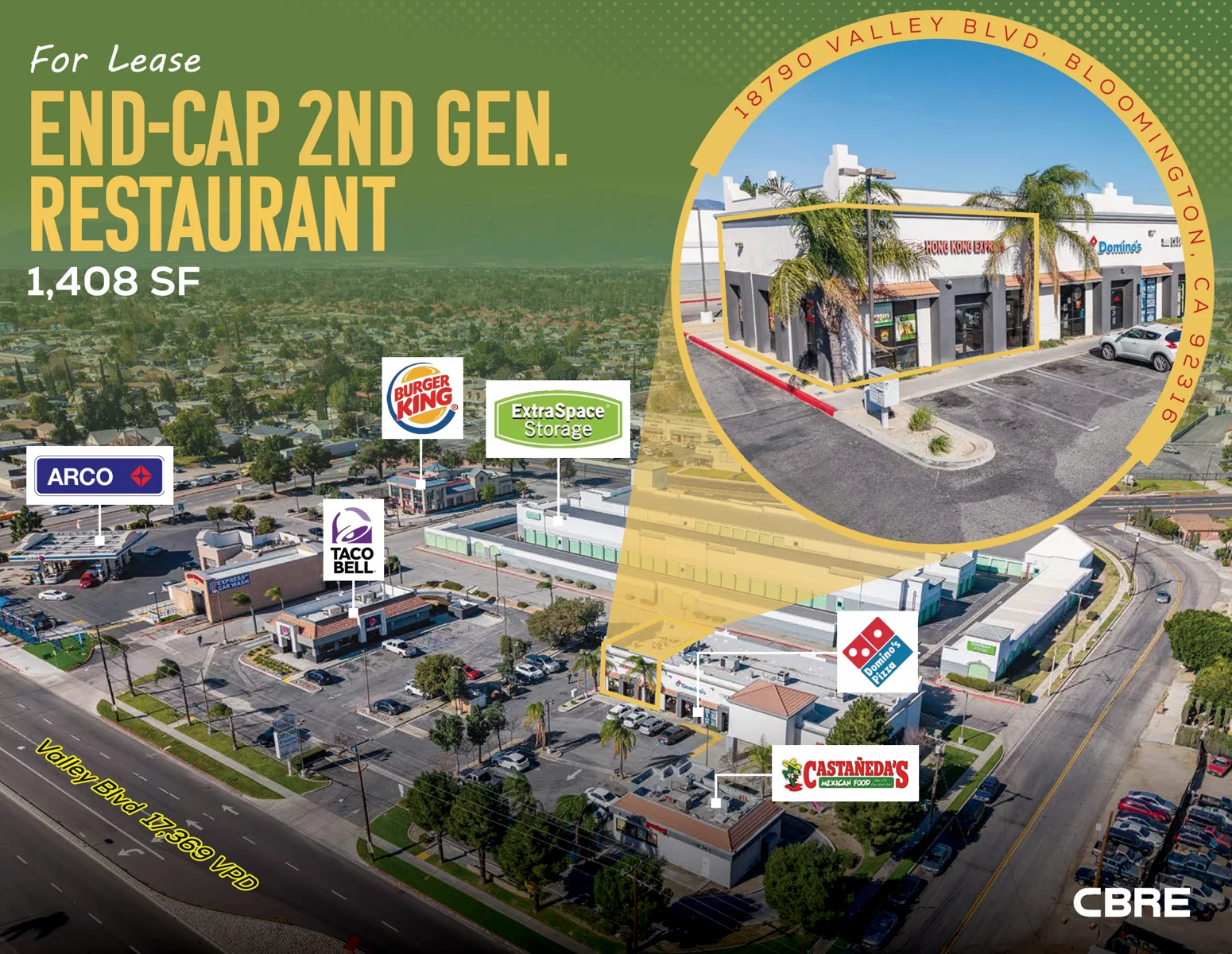 2nd. Gen End-Cap Restaurant - Bloomington - photo 1 - Bloomington, CA