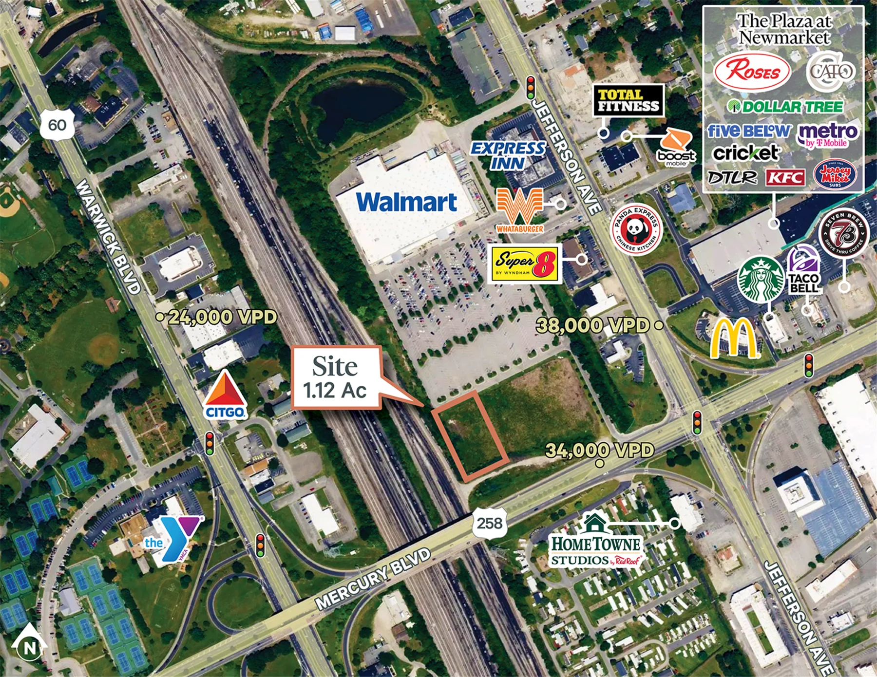 Walmart Outlot - Jefferson Ave, Newport News, VA — Sale in Newport News, VA, photo 1 of 1